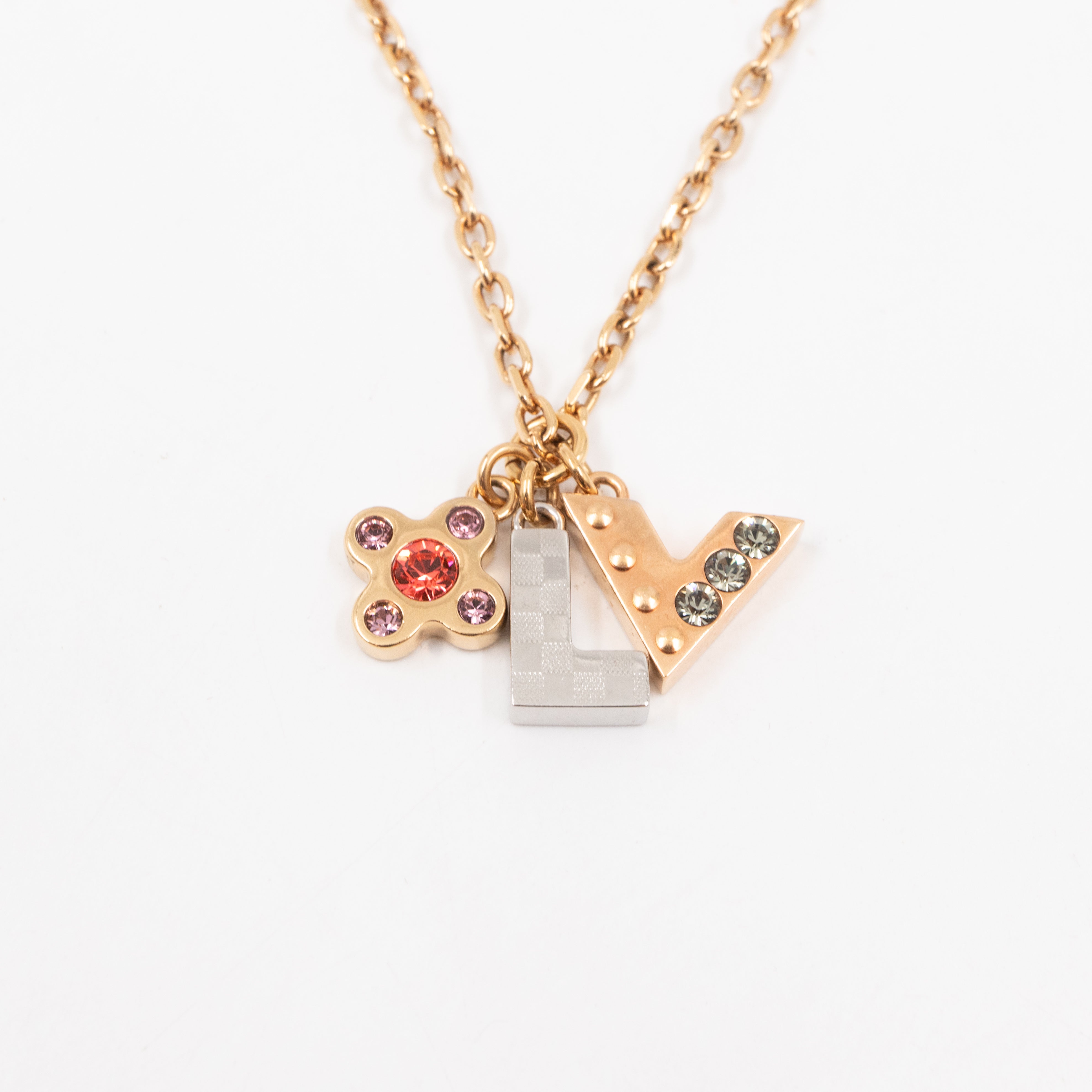 Love Letters Pendant Gold Necklace