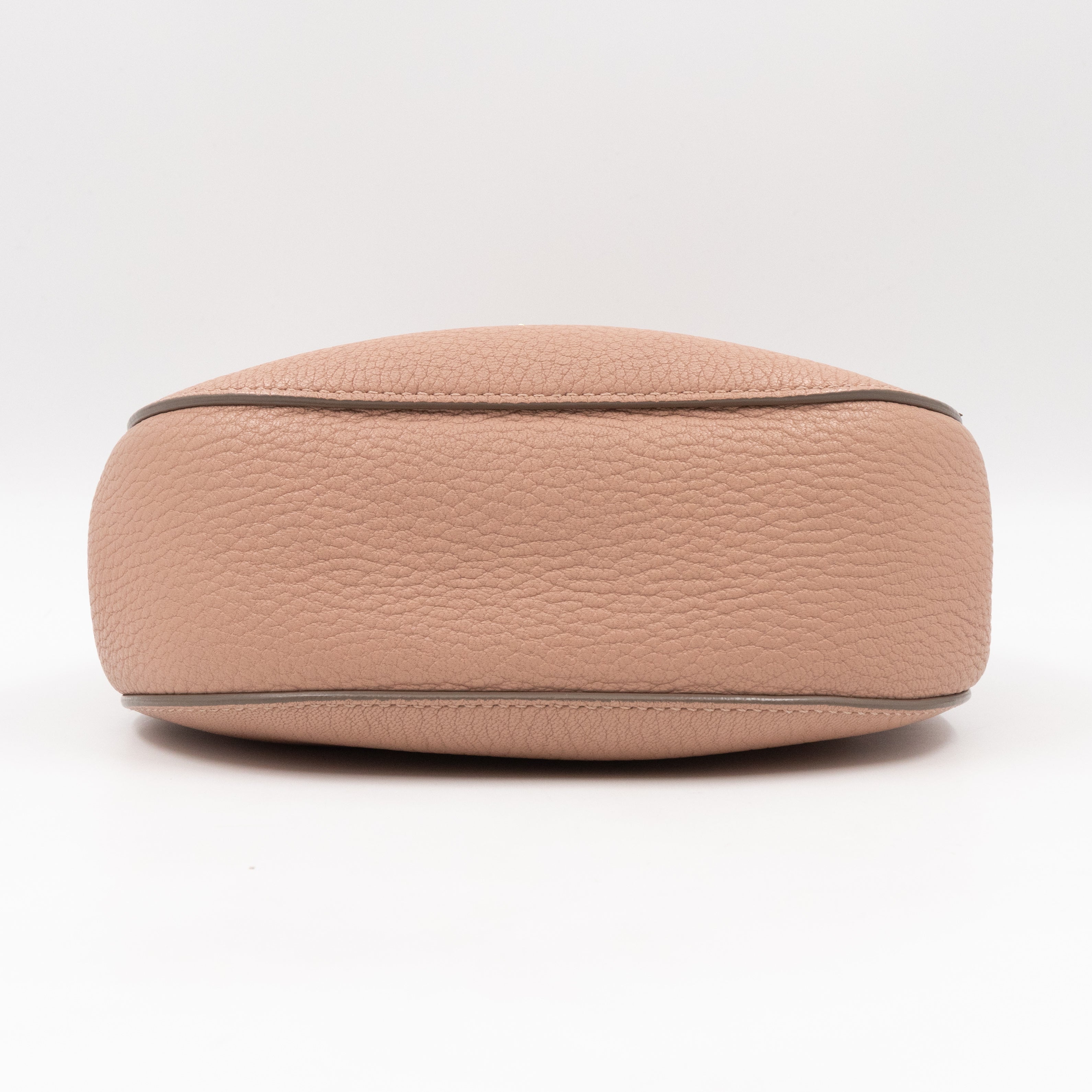 Drew Blush Leather & Gold Hardware