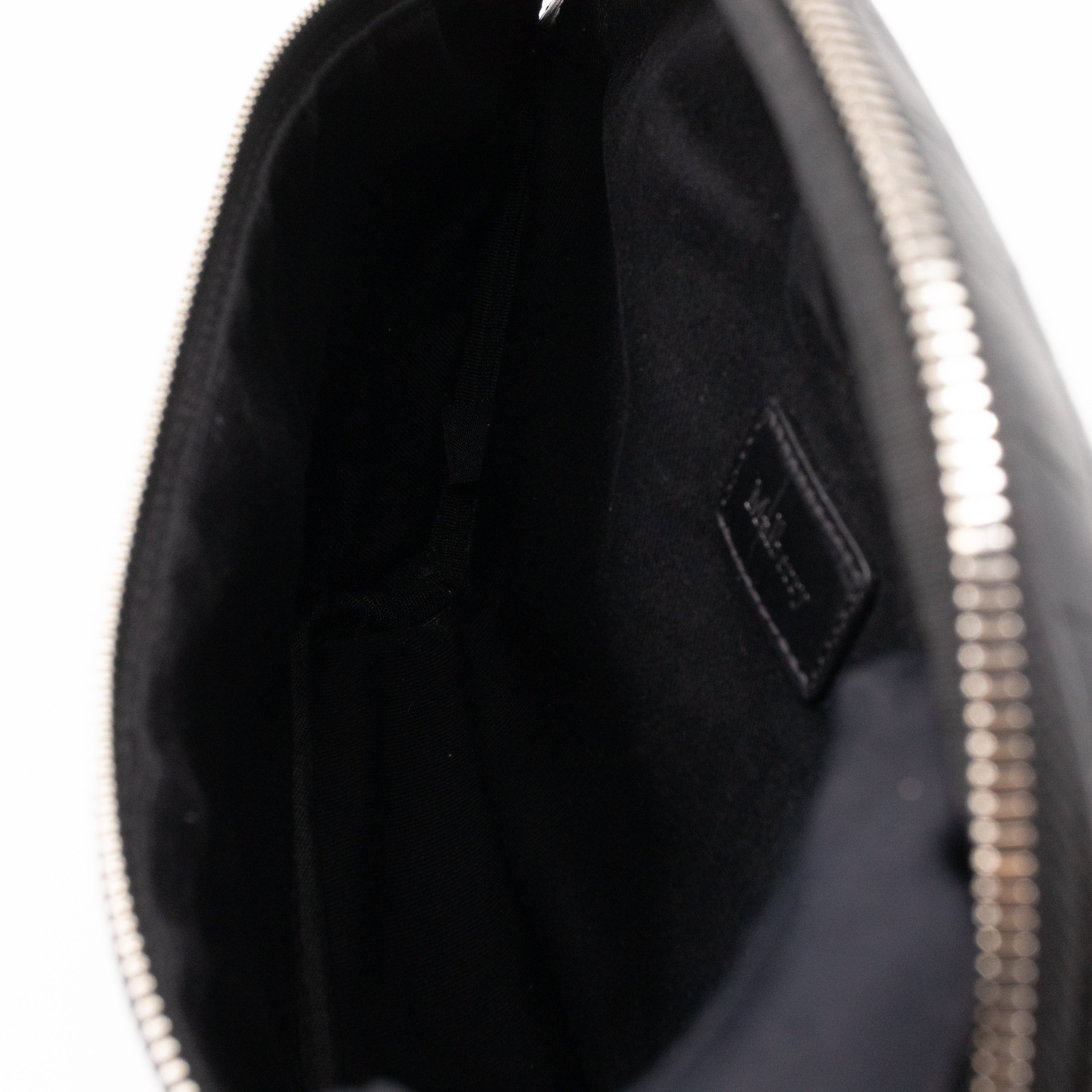 Urban Belt Bag Black Croc Embossed Leather