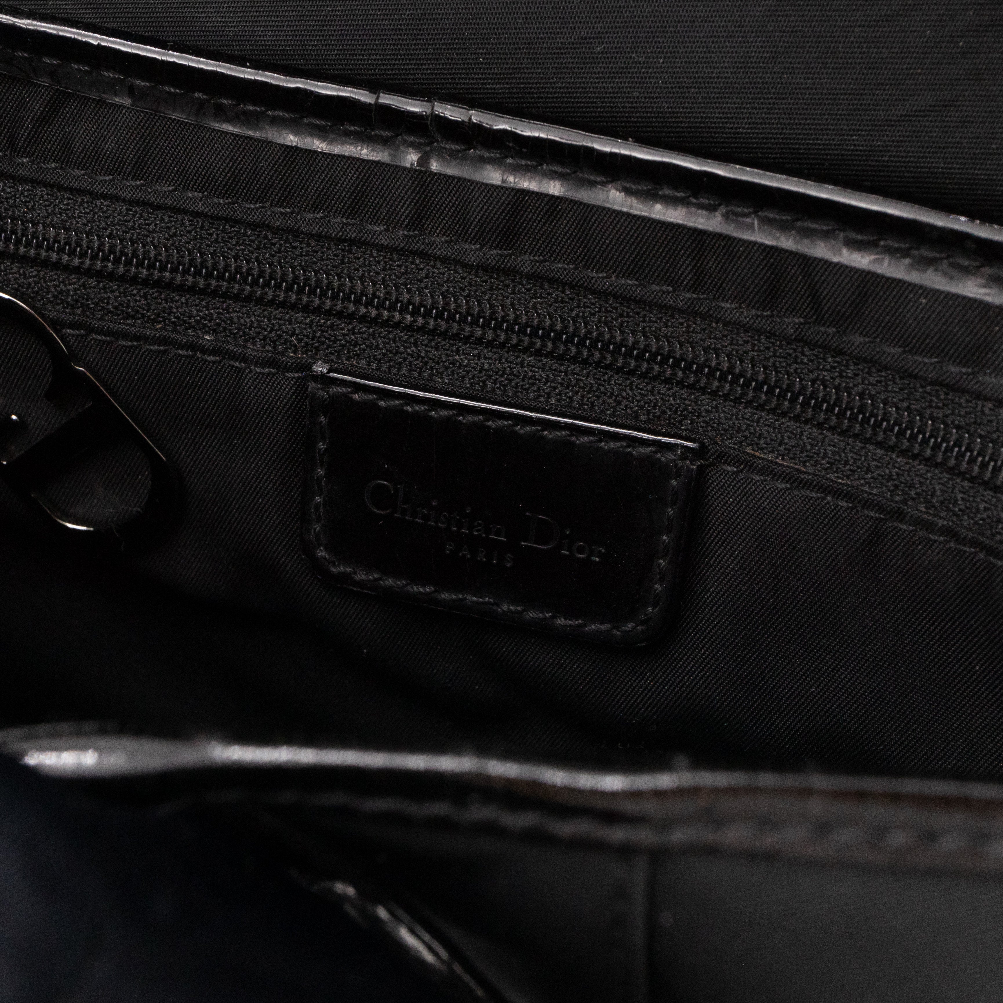 Vintage Saddle Bag Black Nylon