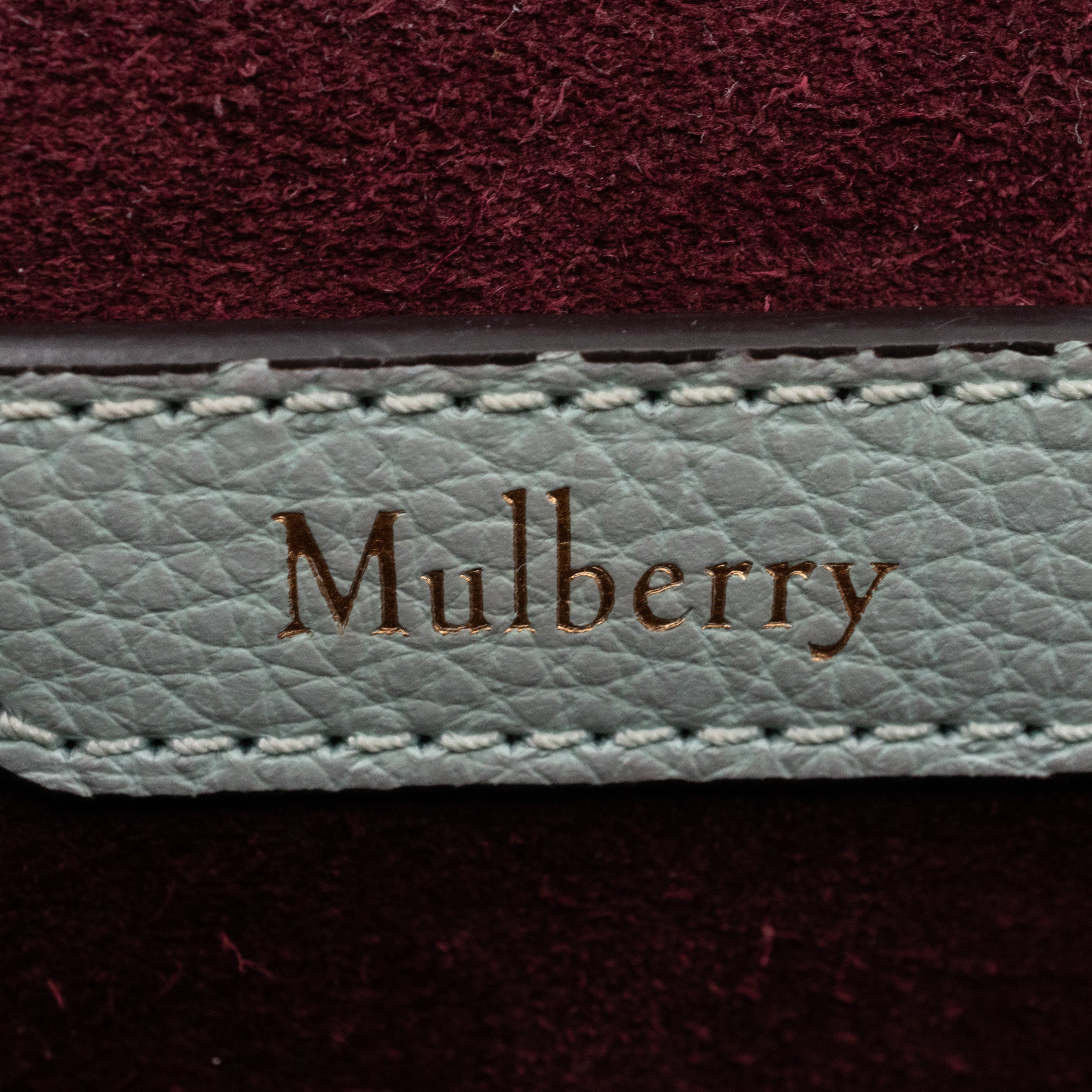 Amberley Small Satchel Light Blue Leather