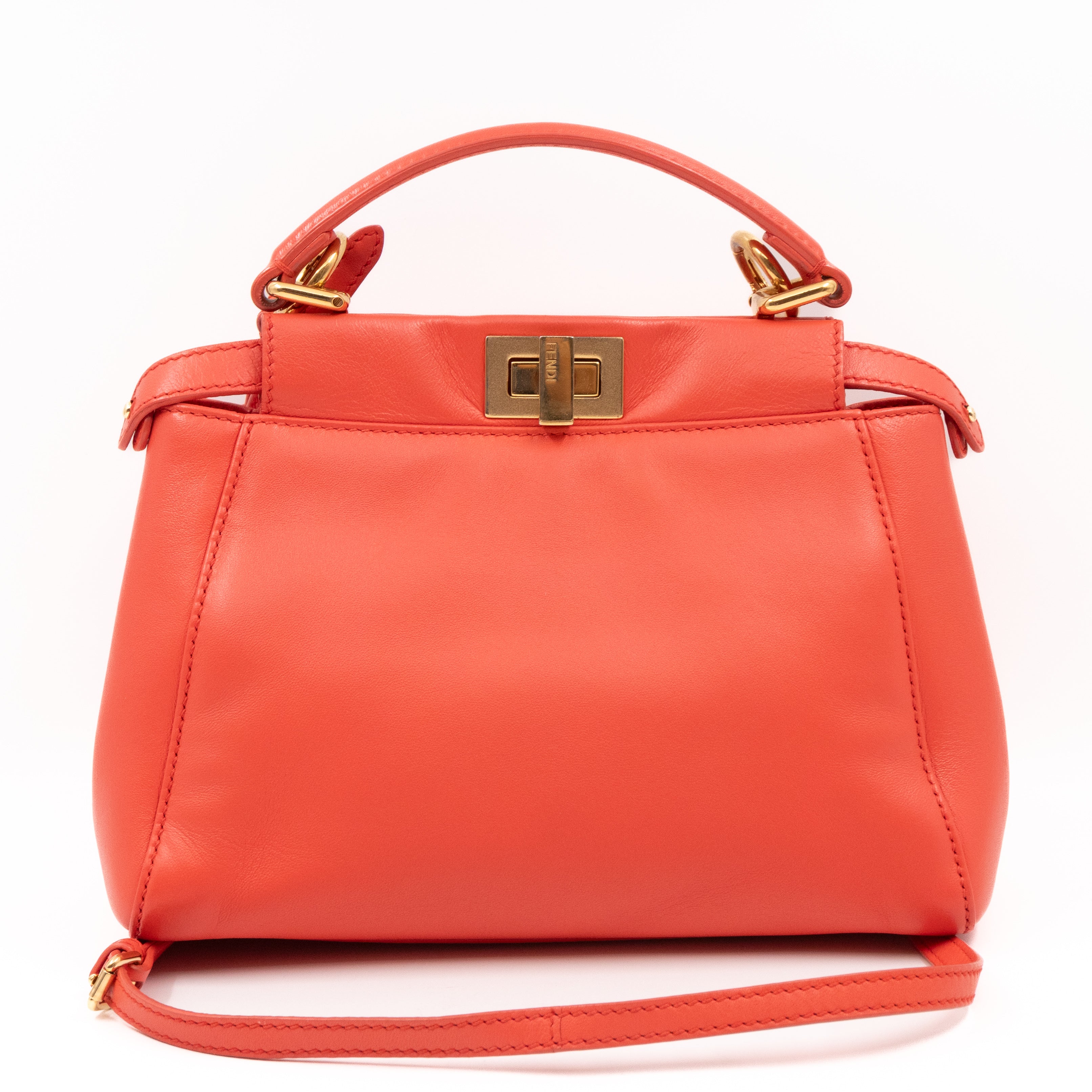 Peekaboo Mini Azalea Leather