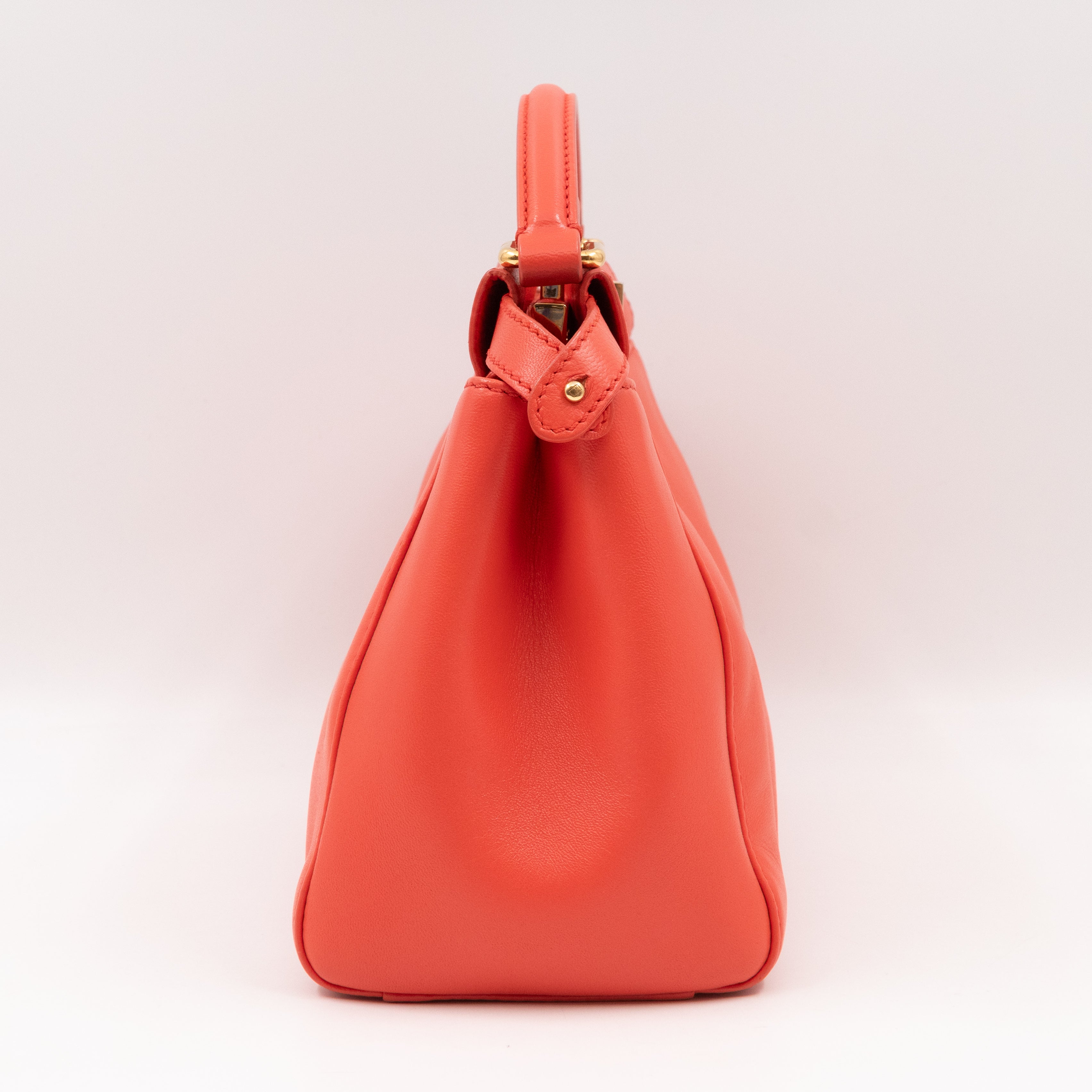 Peekaboo Mini Azalea Leather