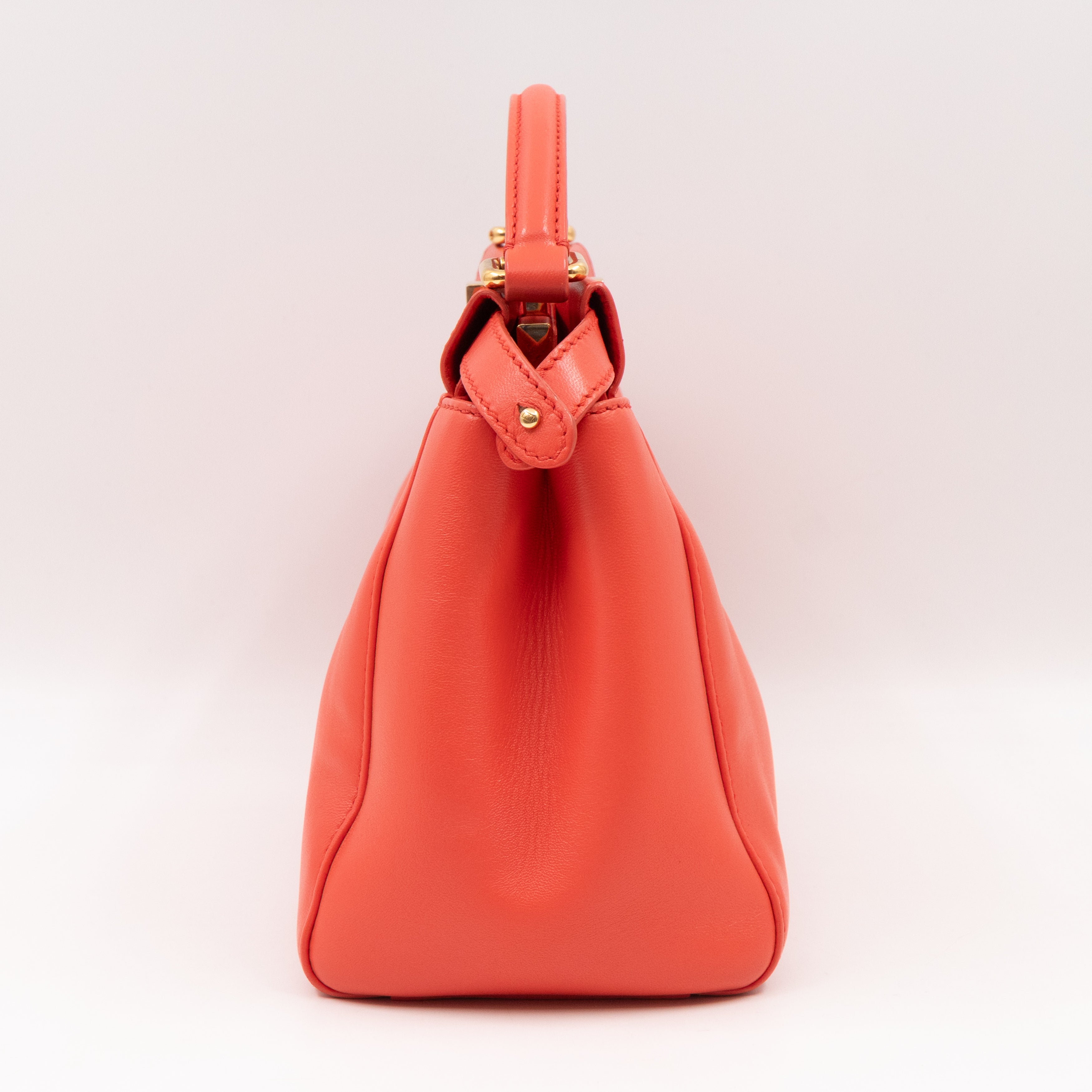 Peekaboo Mini Azalea Leather