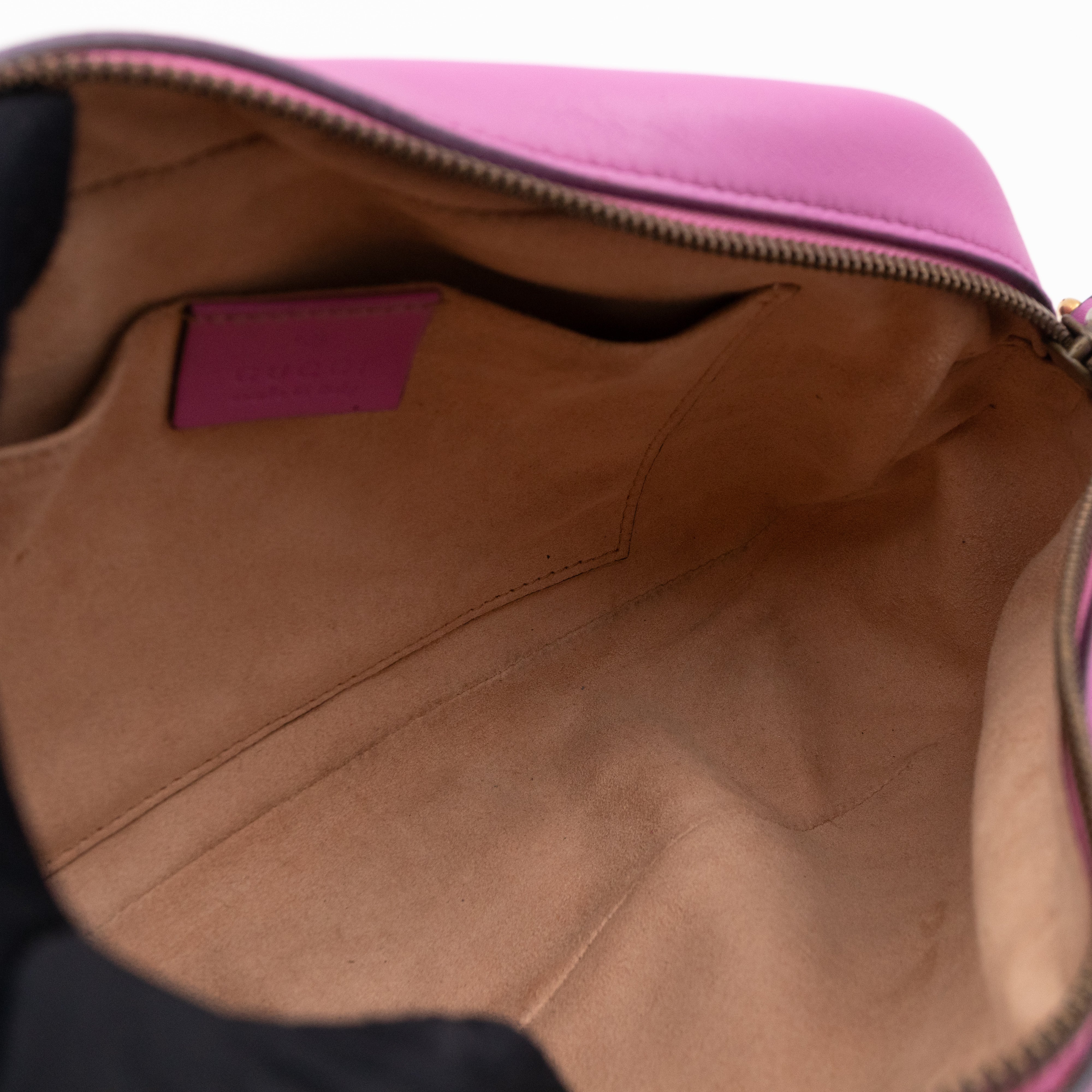 GG Marmont Small Matelasse Pink Leather