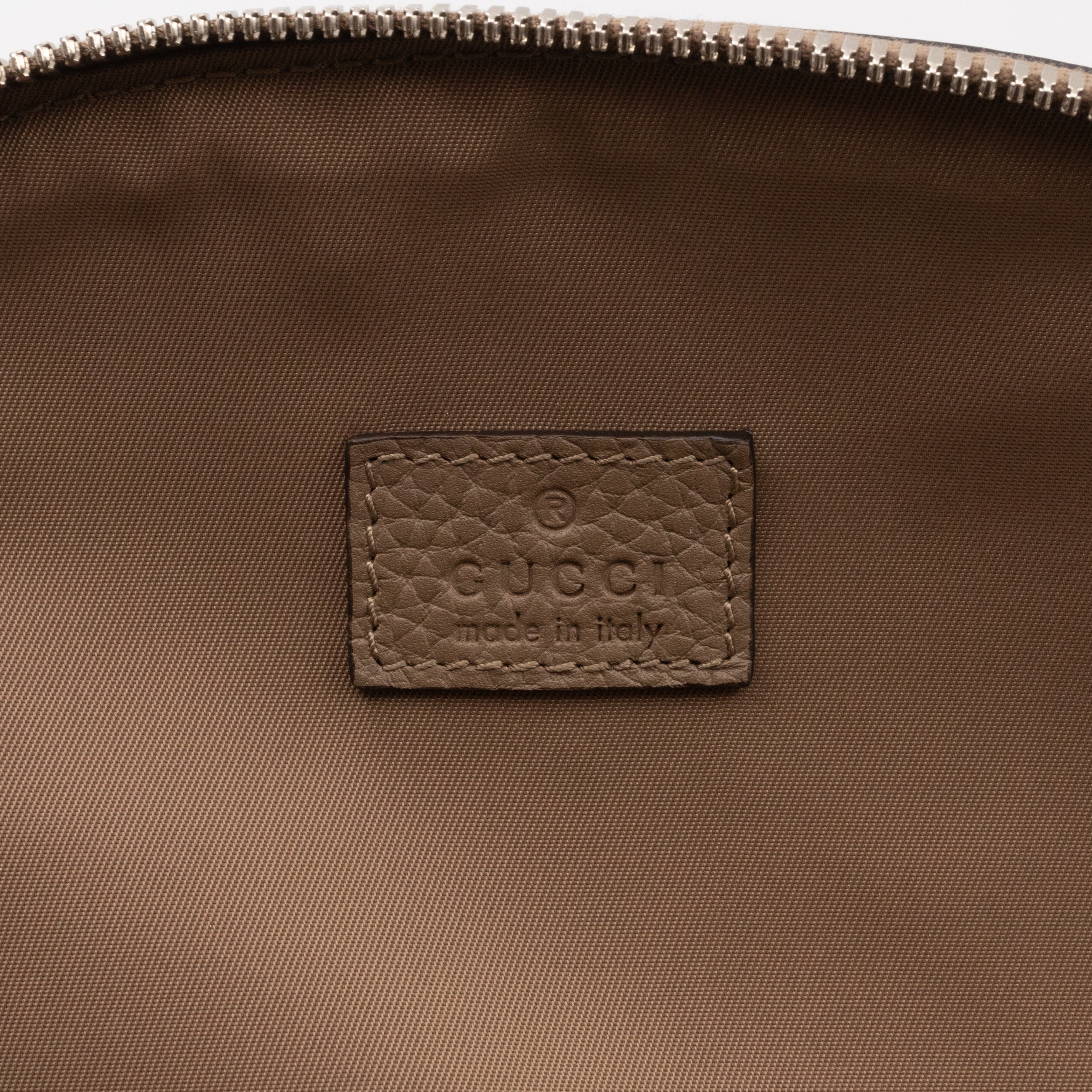 Toiletry Case Small Jumbo GG Embossed Good Taupe