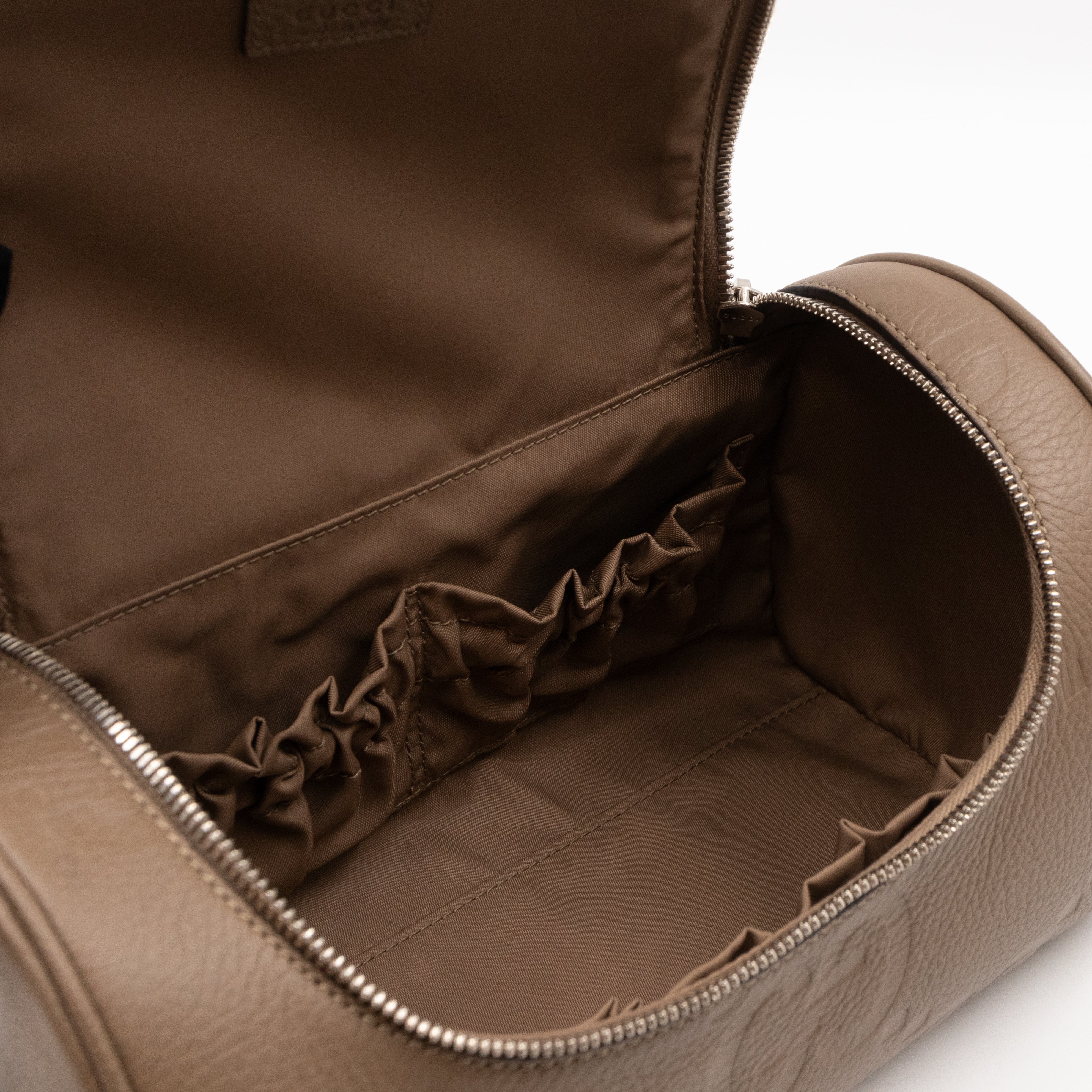 Toiletry Case Small Jumbo GG Embossed Good Taupe