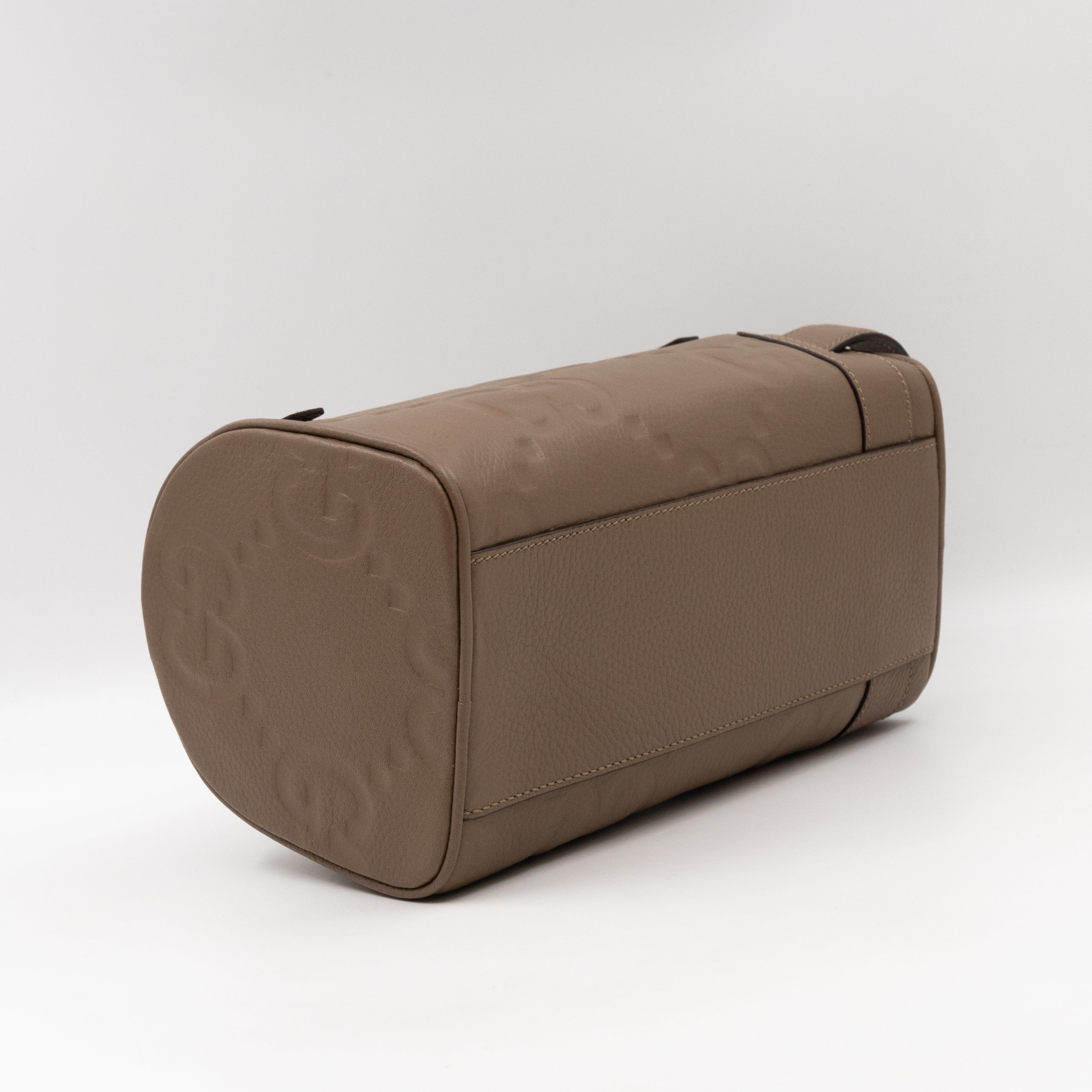 Toiletry Case Small Jumbo GG Embossed Good Taupe