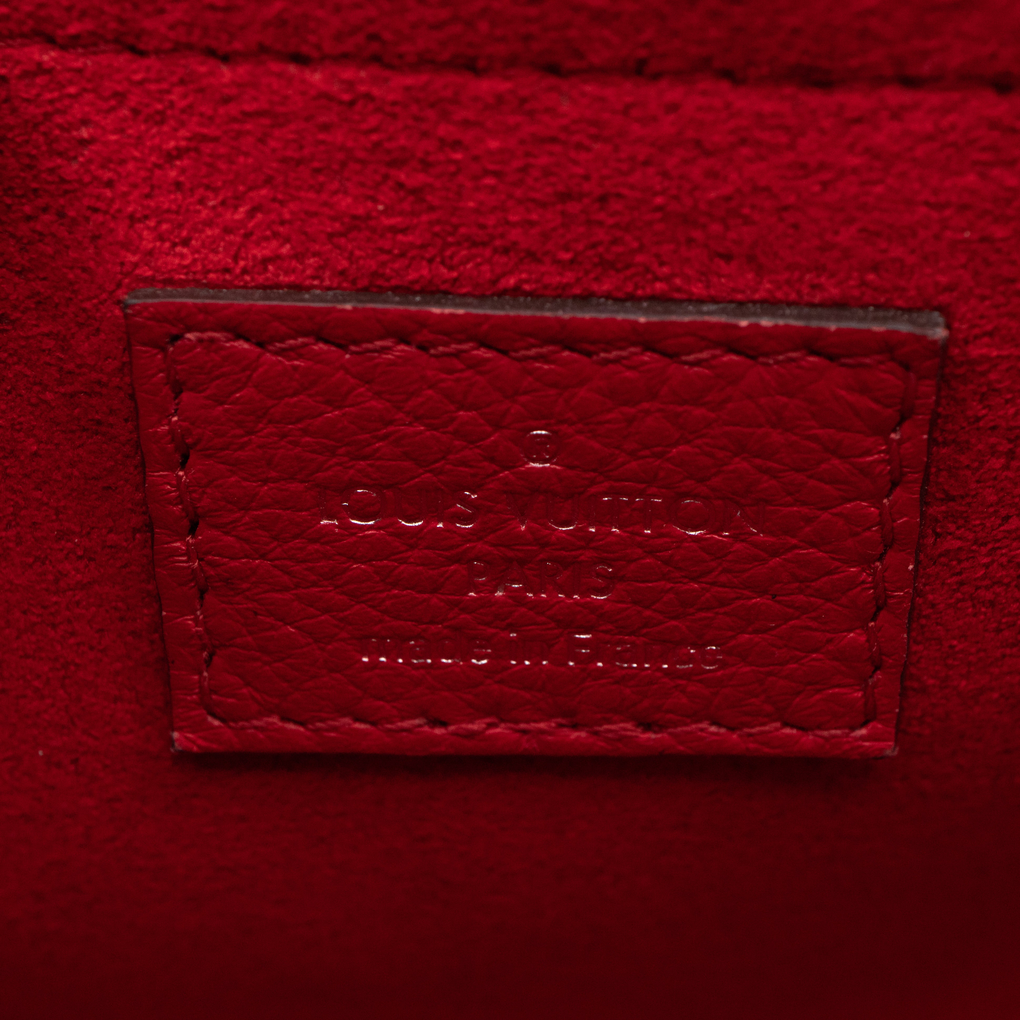 MyLockMe BB Chain Bag Red Leather