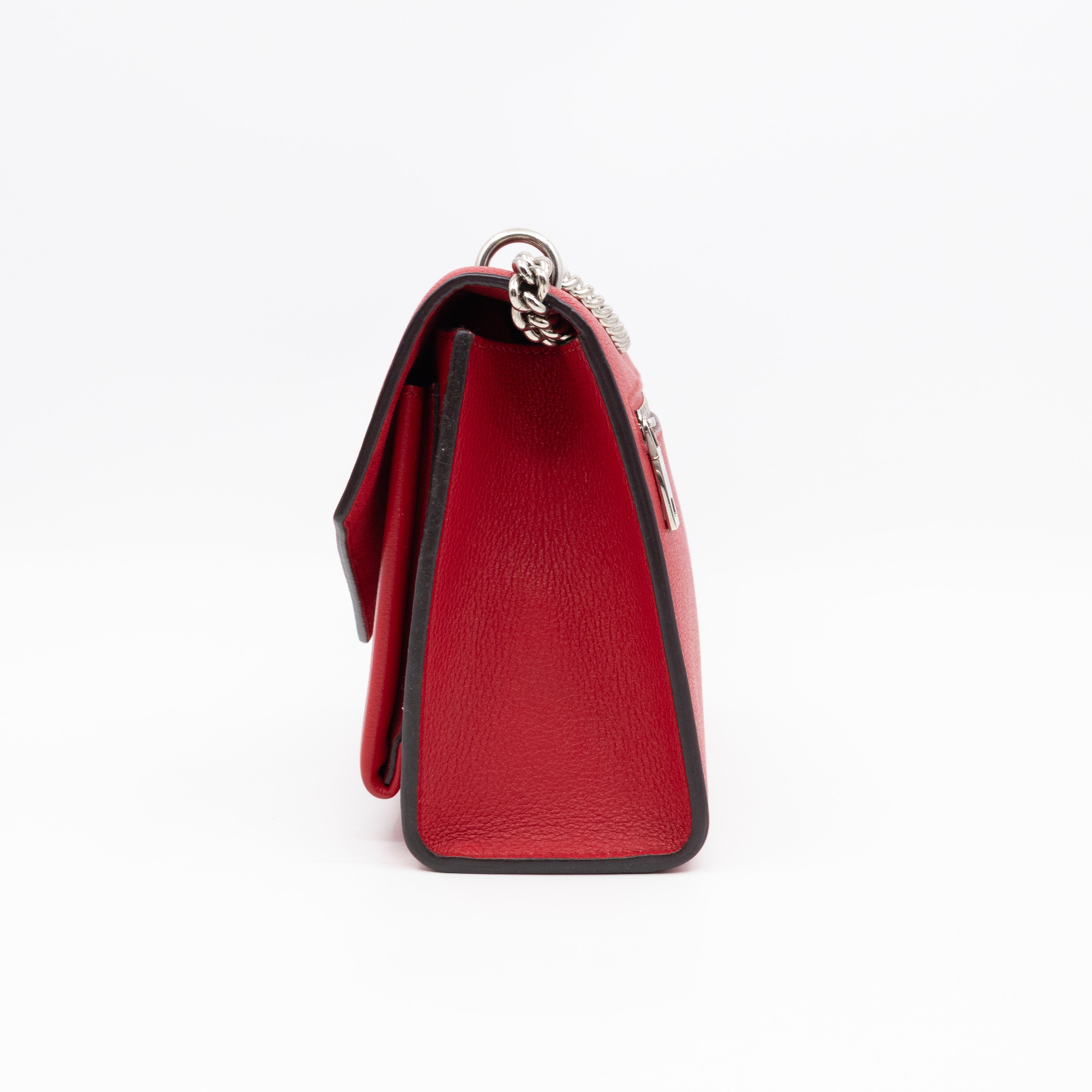 MyLockMe BB Chain Bag Red Leather