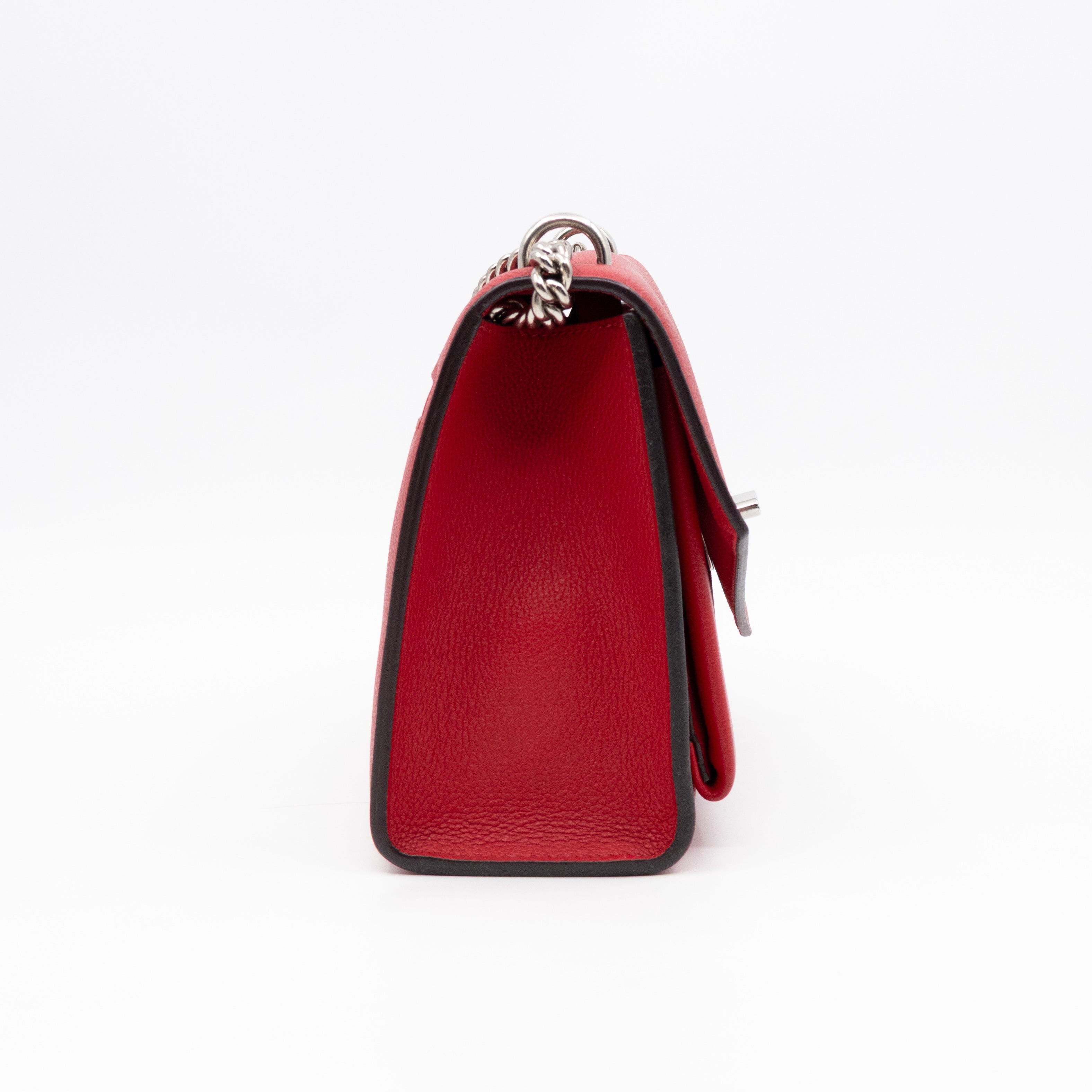 MyLockMe BB Chain Bag Red Leather