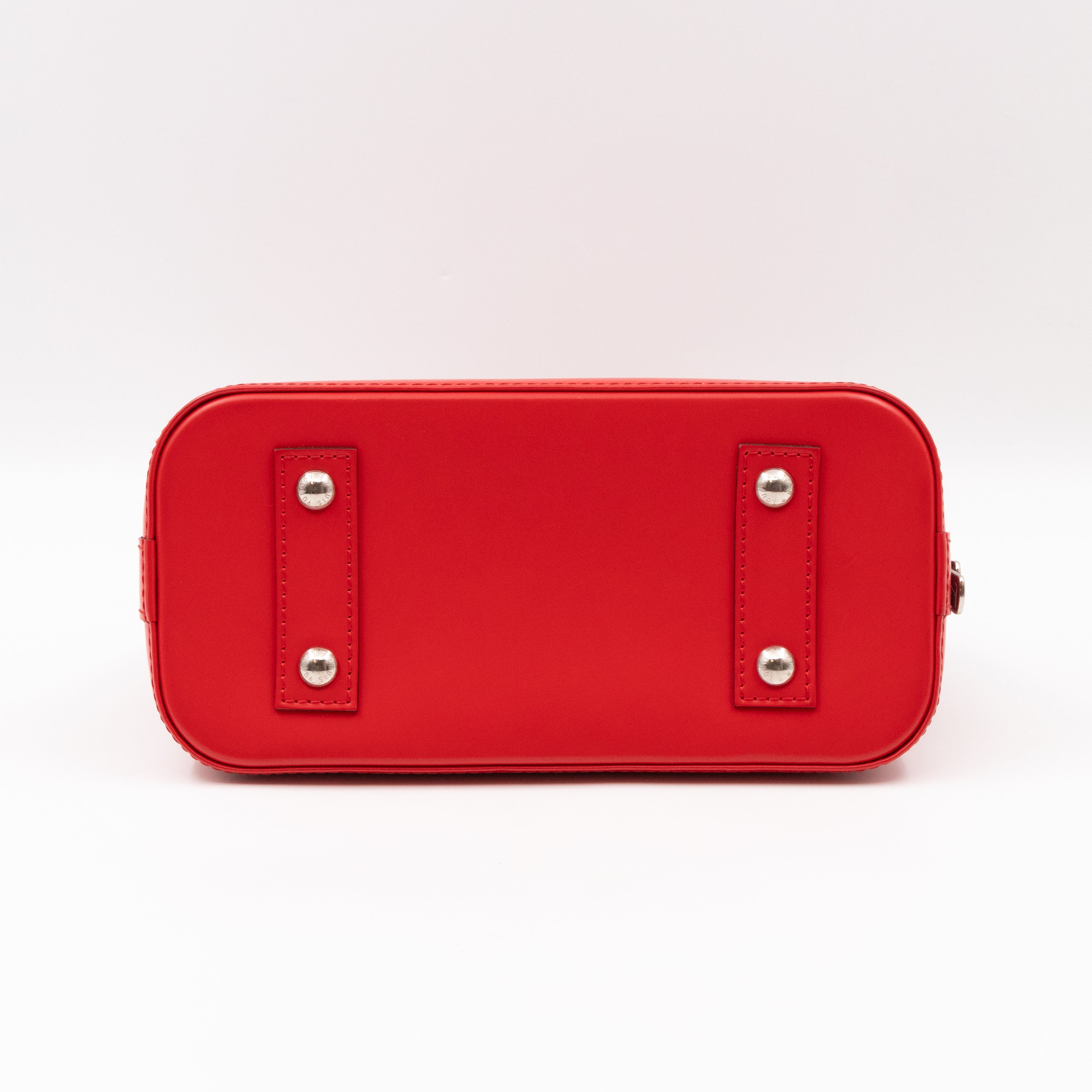 Alma BB Red Epi Leather