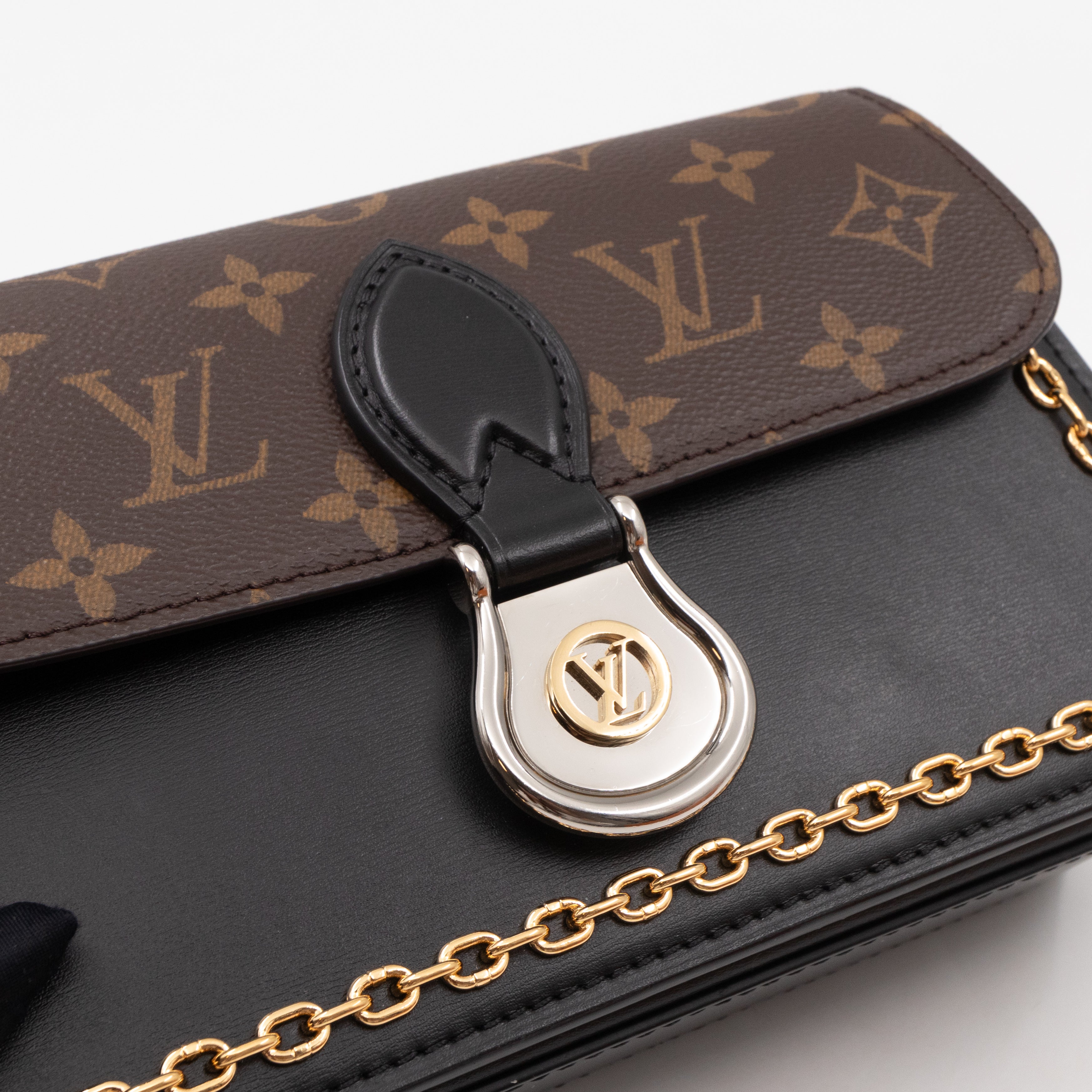 Neo Saint Cloud Monogram Black Leather