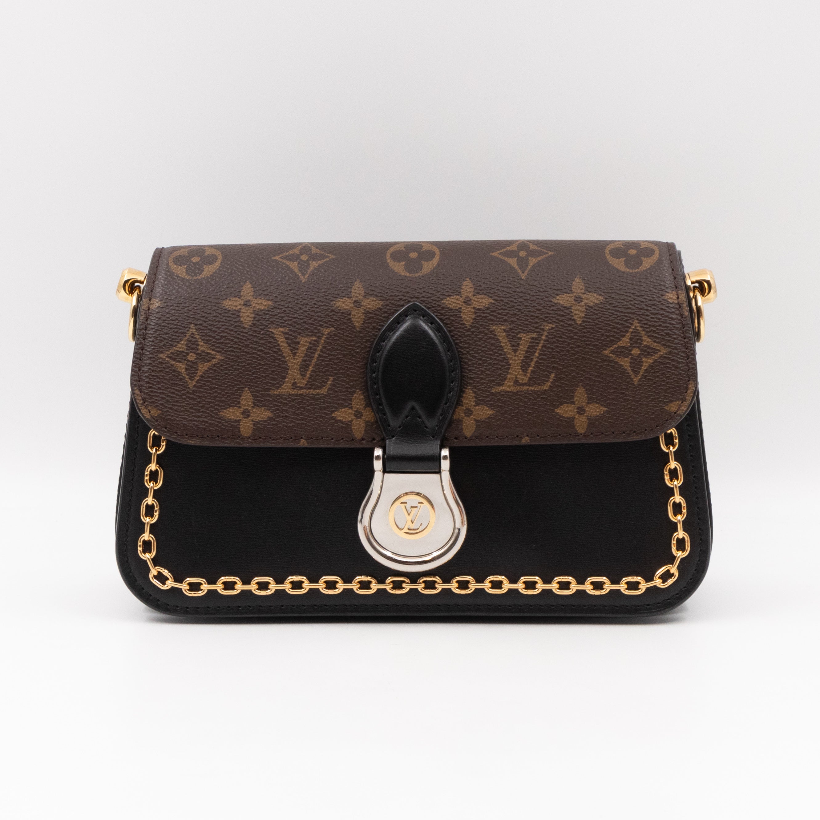 Neo Saint Cloud Monogram Black Leather