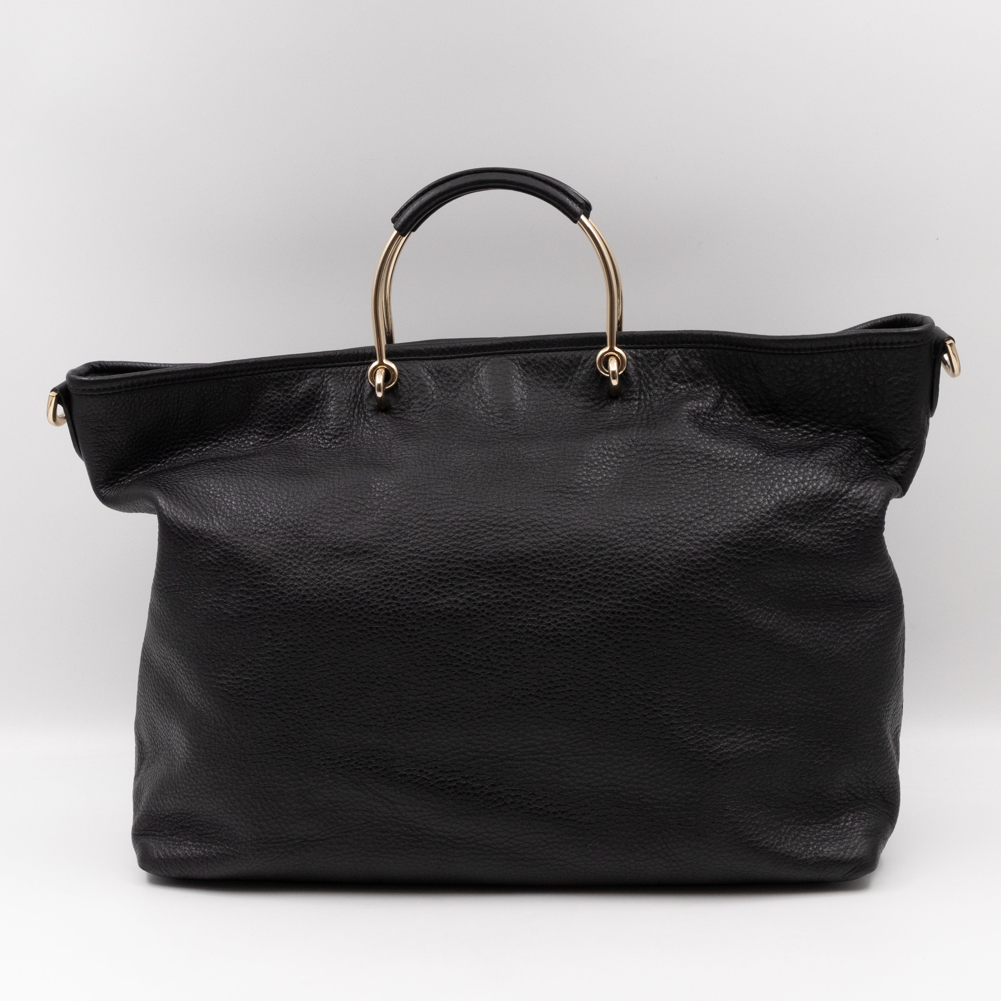 Hetty Hobo Bag Black Leather with Wallet