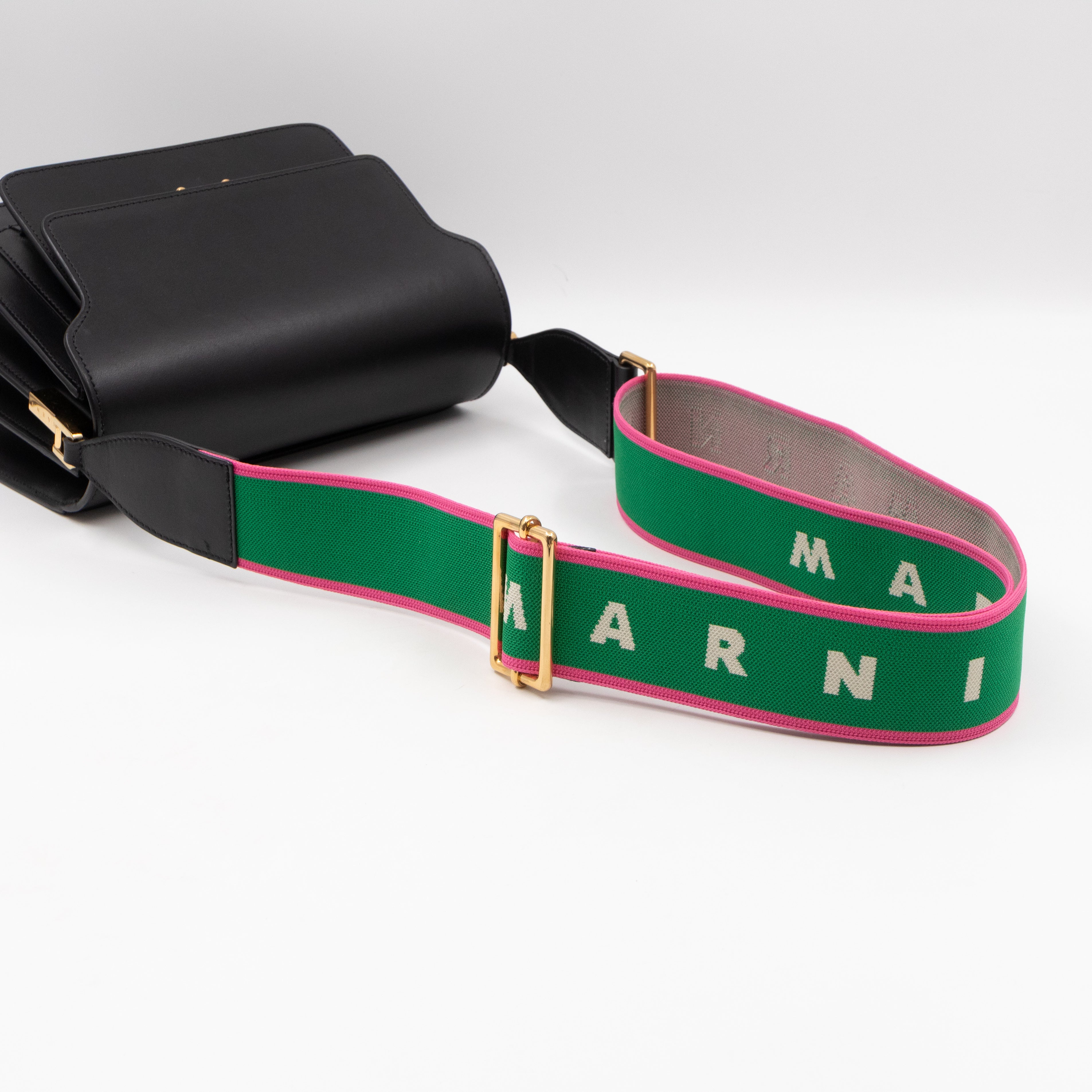 Trunk Bag Medium Black Leather