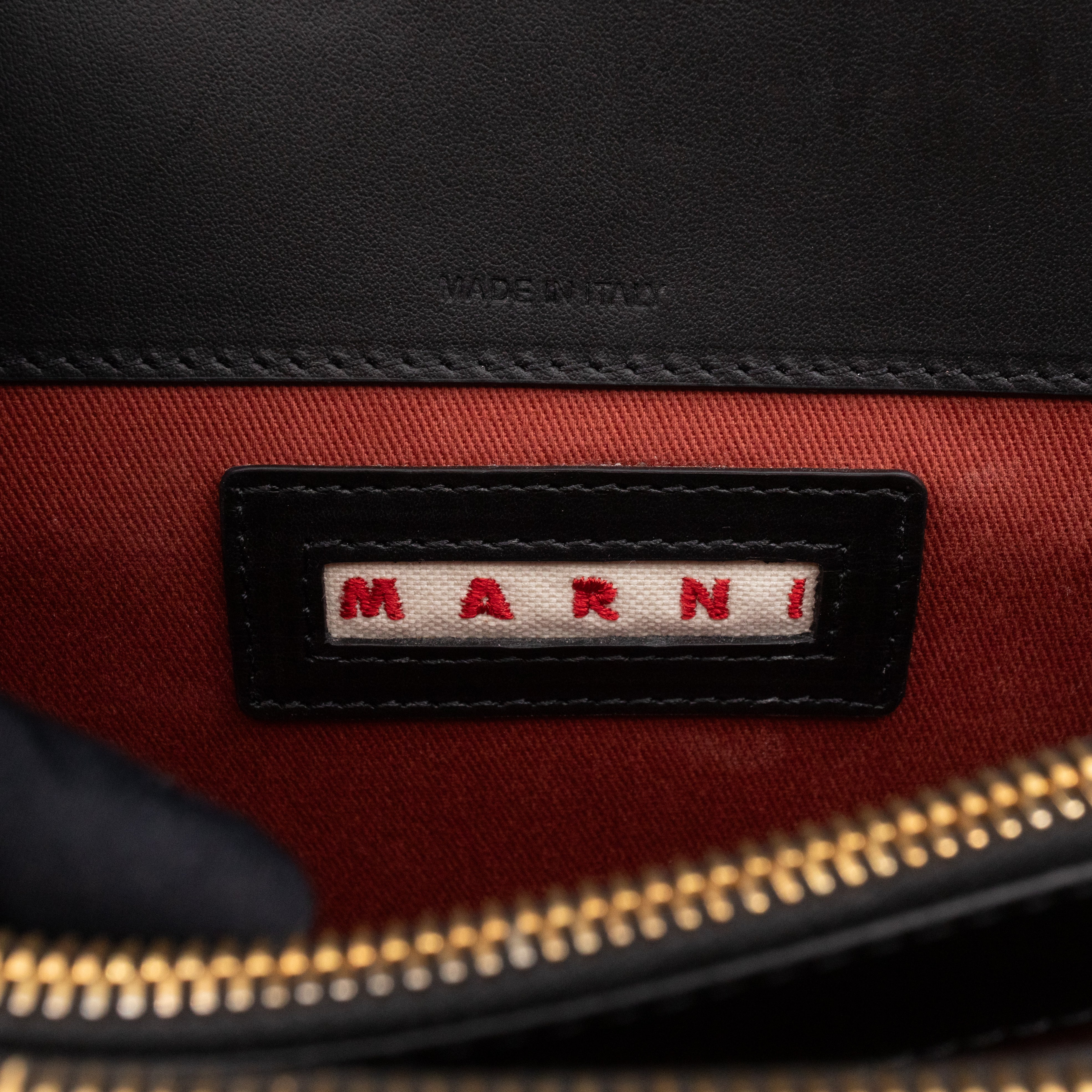 Trunk Bag Medium Black Leather