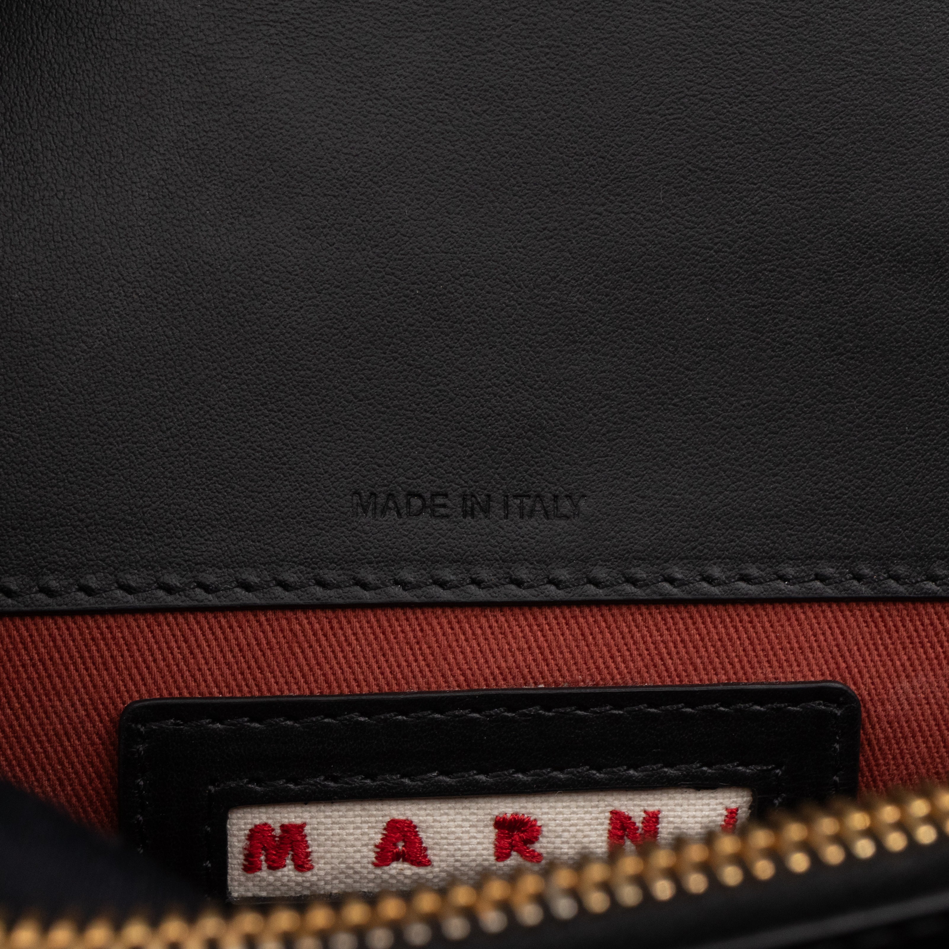 Trunk Bag Medium Black Leather