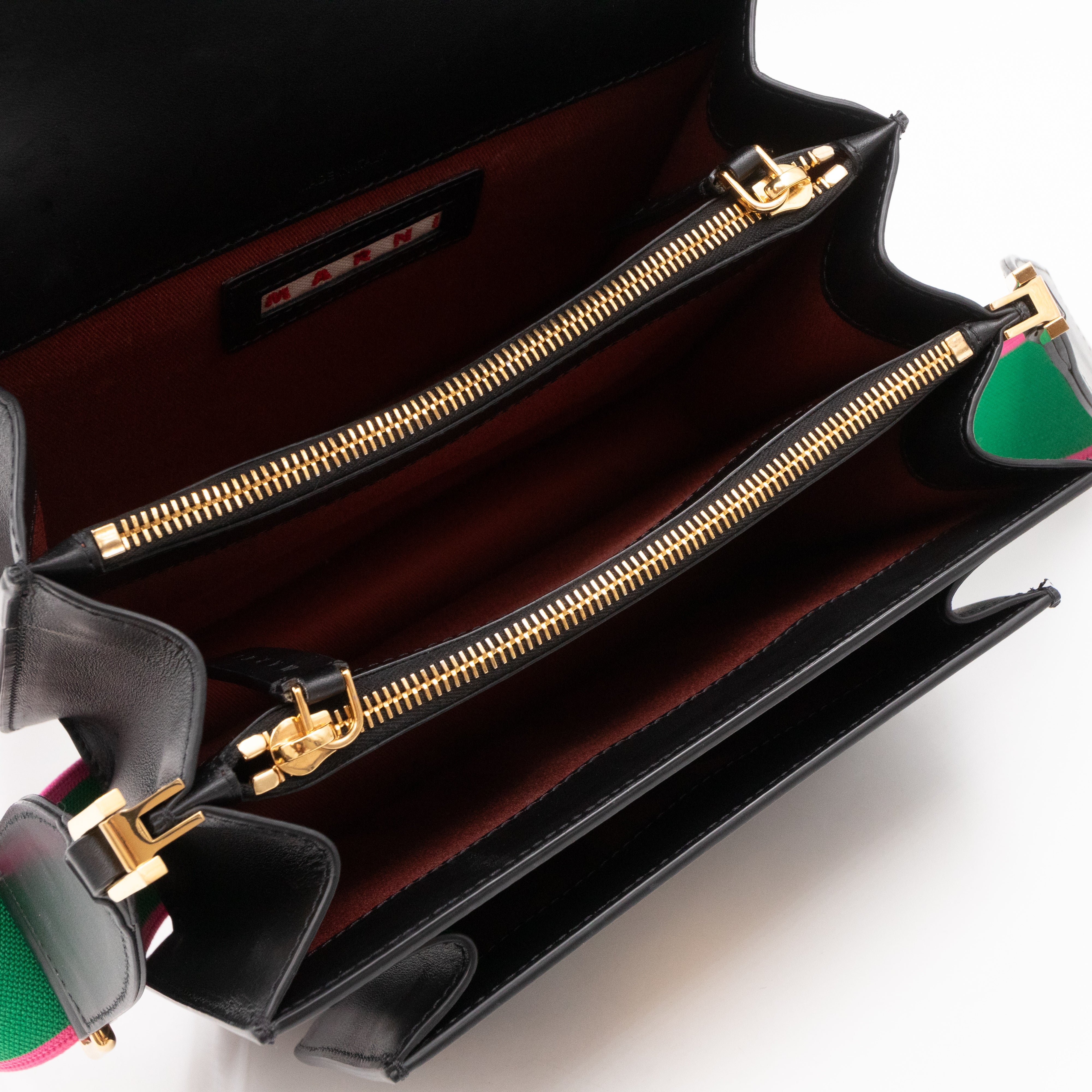 Trunk Bag Medium Black Leather