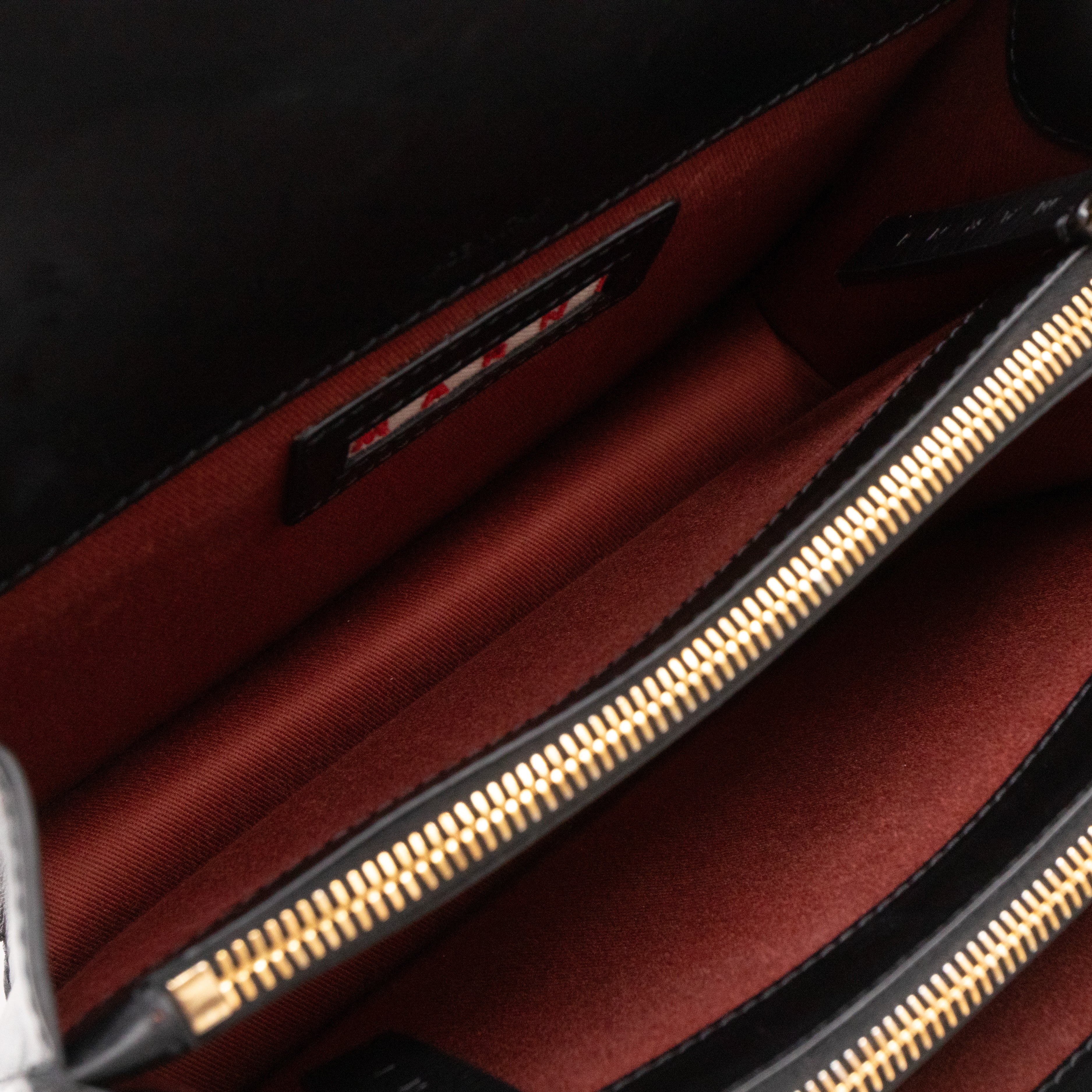 Trunk Bag Medium Black Leather