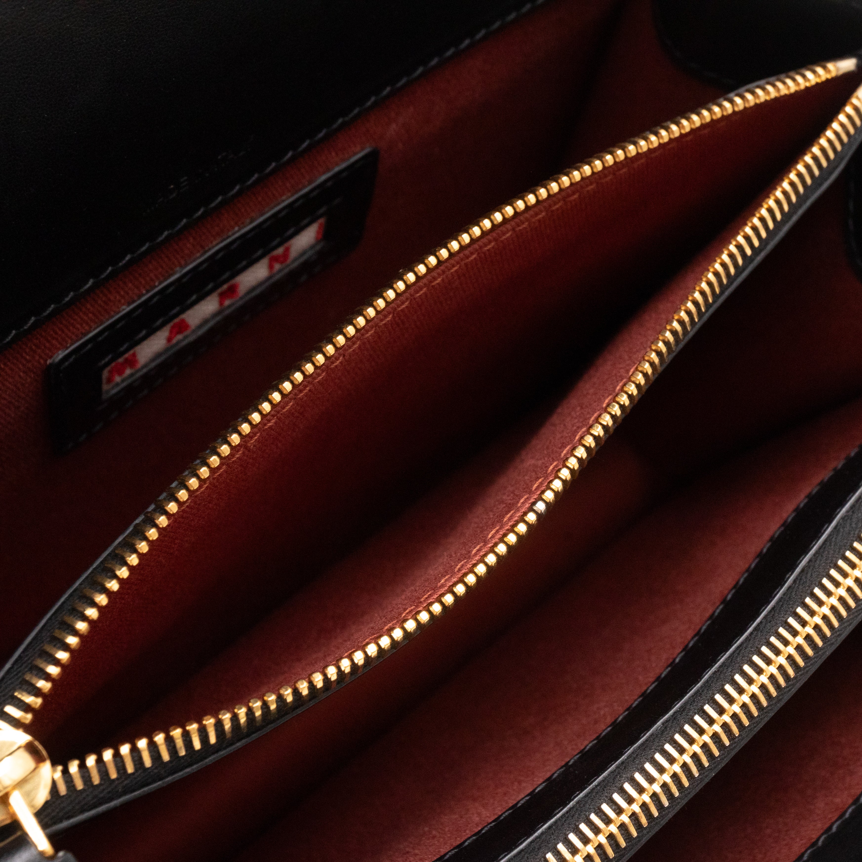 Trunk Bag Medium Black Leather