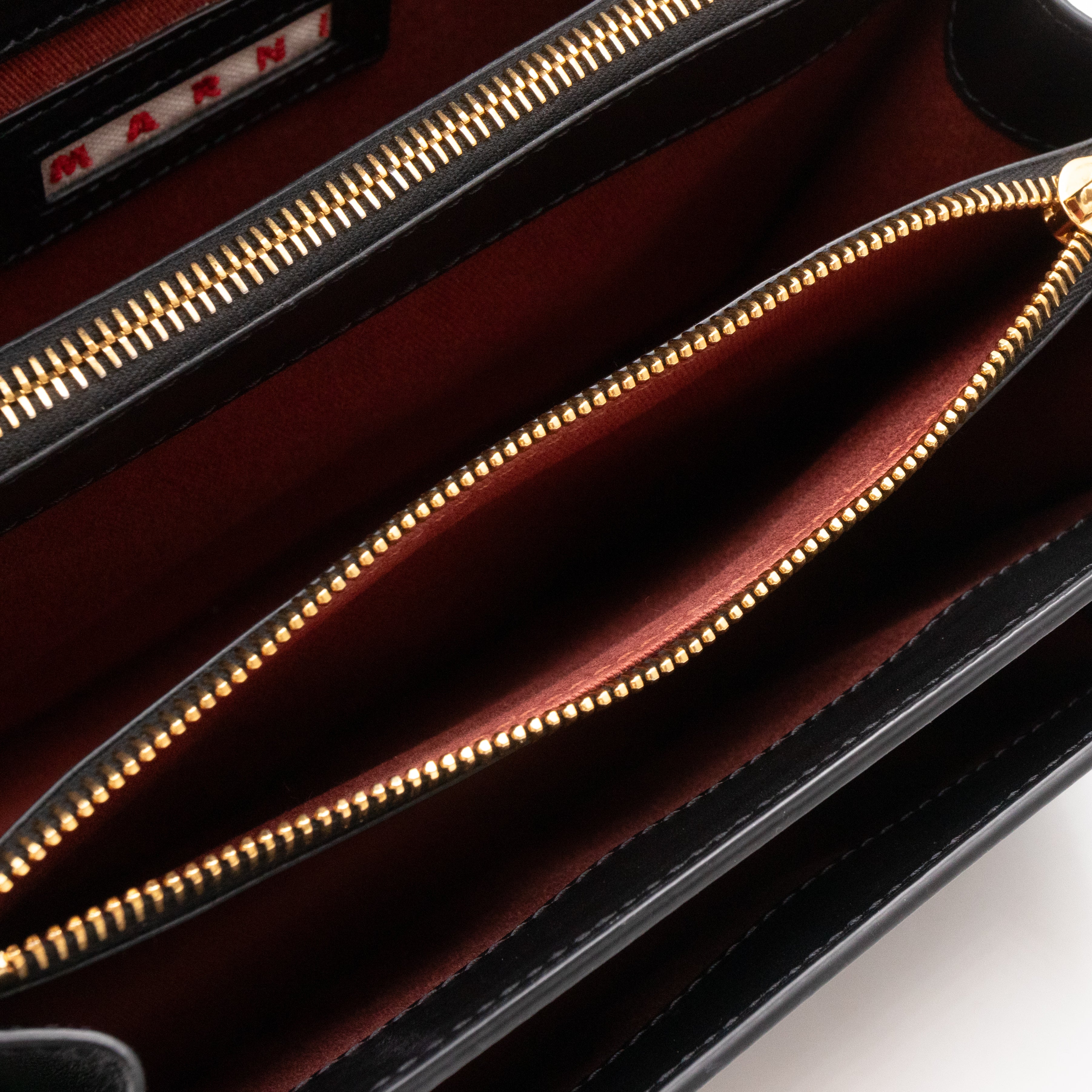 Trunk Bag Medium Black Leather