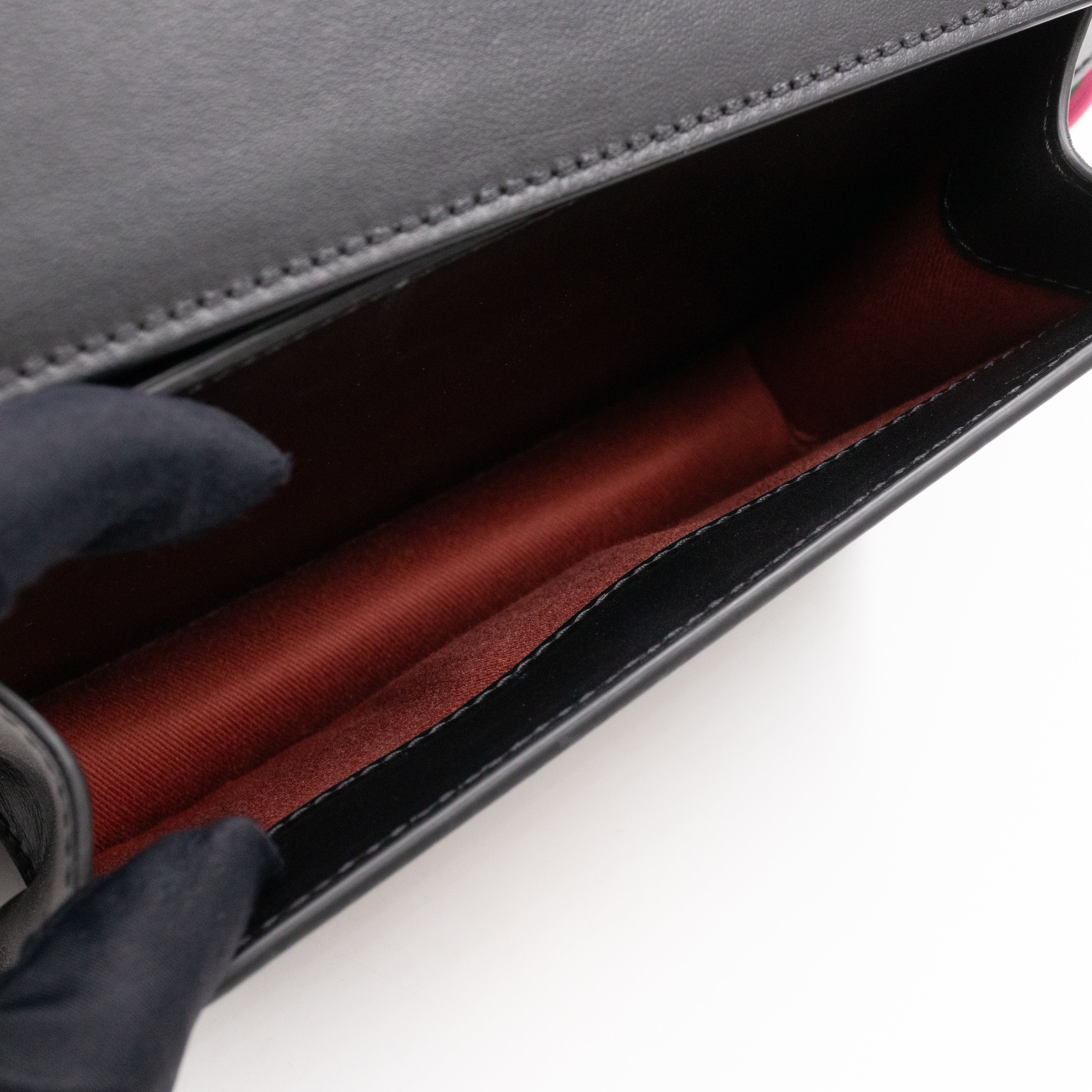 Trunk Bag Medium Black Leather