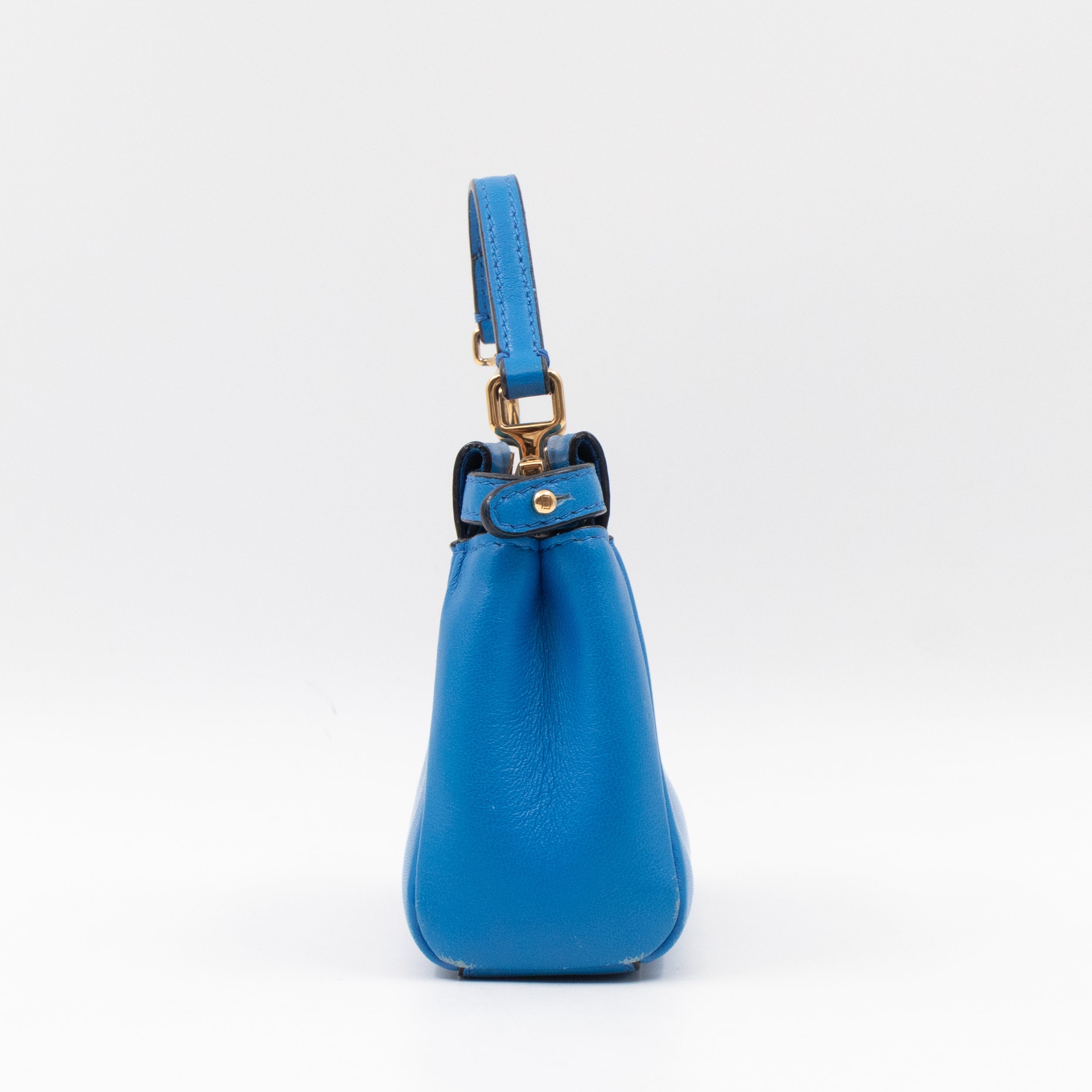 Peekaboo Micro Royal Blue Nappa Leather