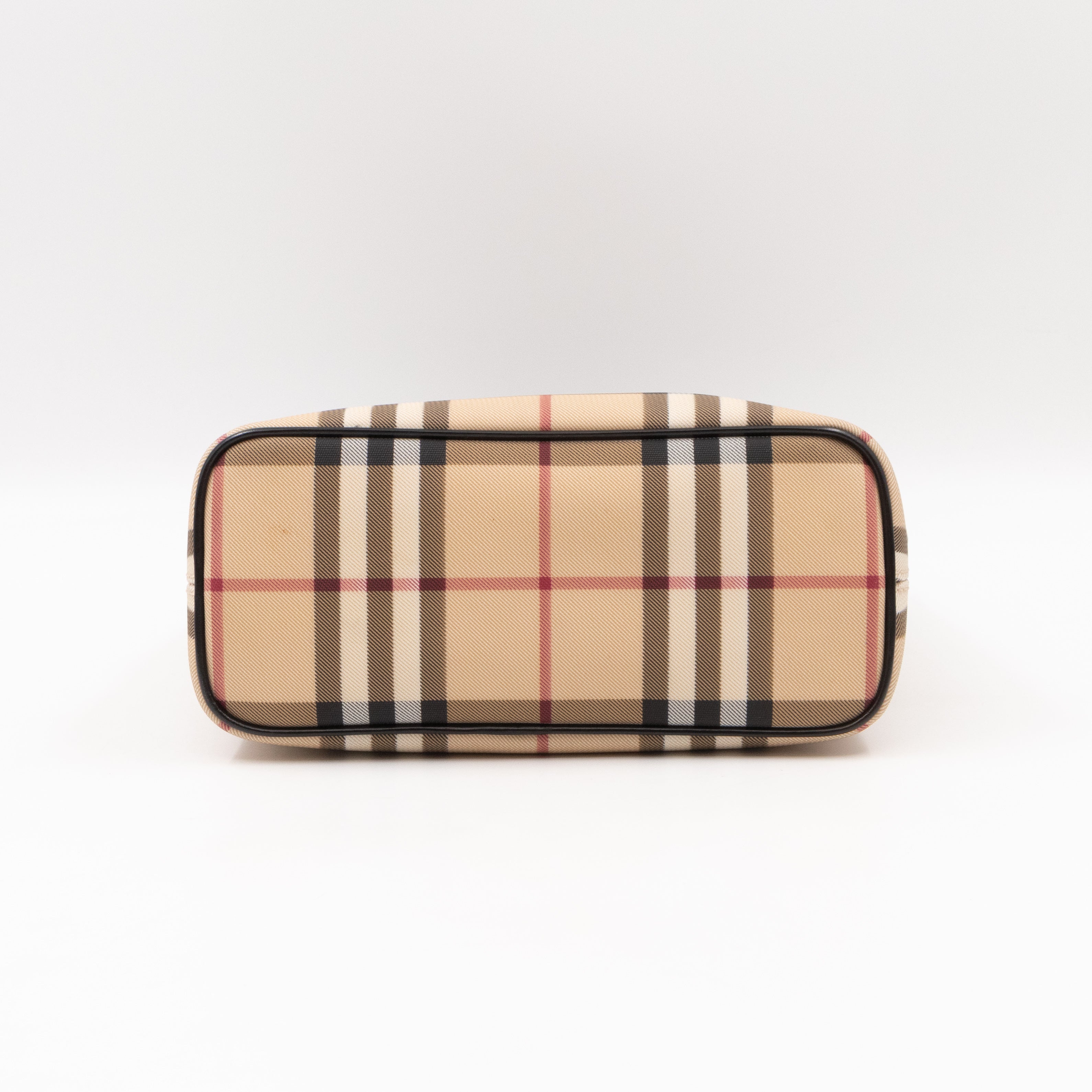 Tote Bag Small House Nova Check PVC Canvas