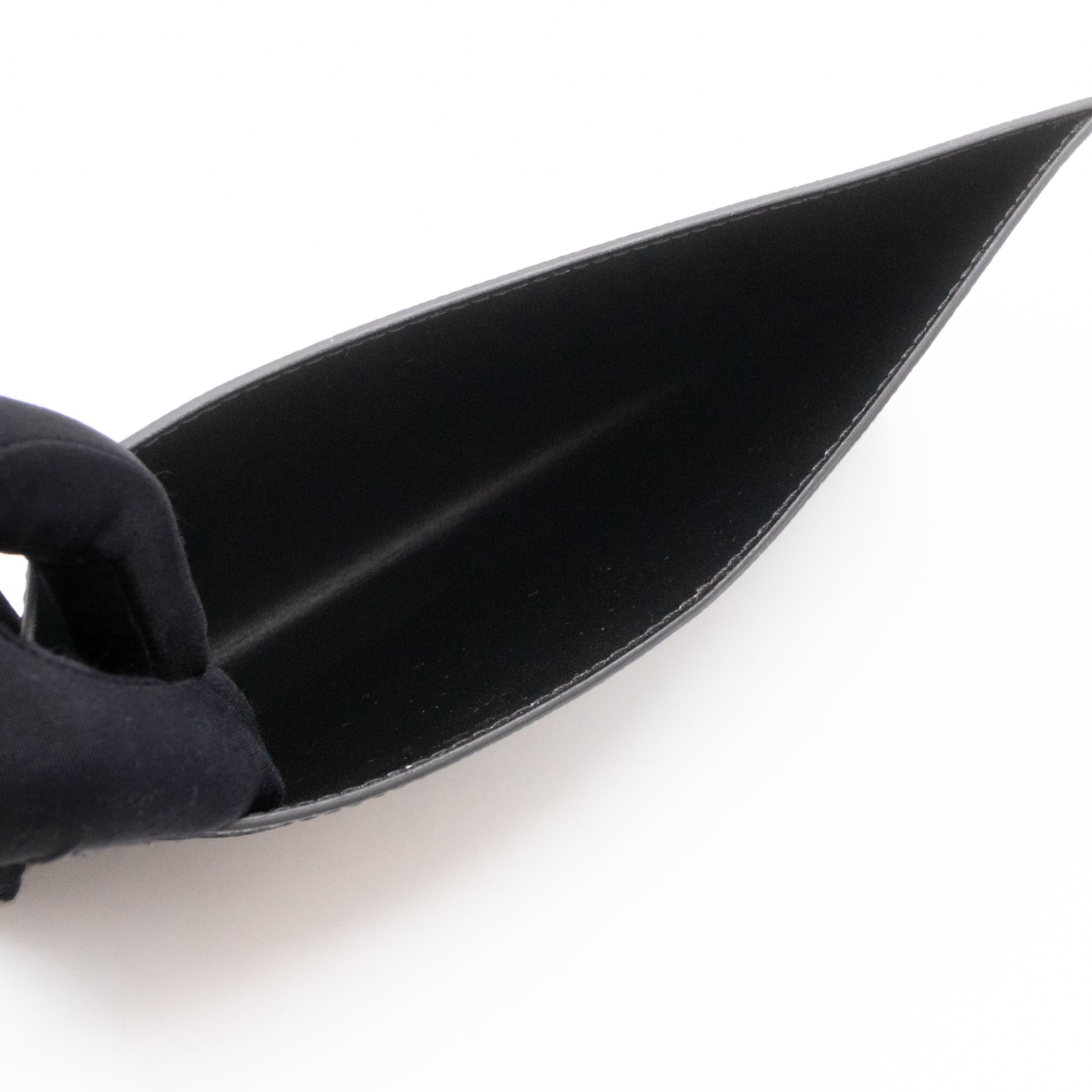 Pochette Felicie Black Epi Leather