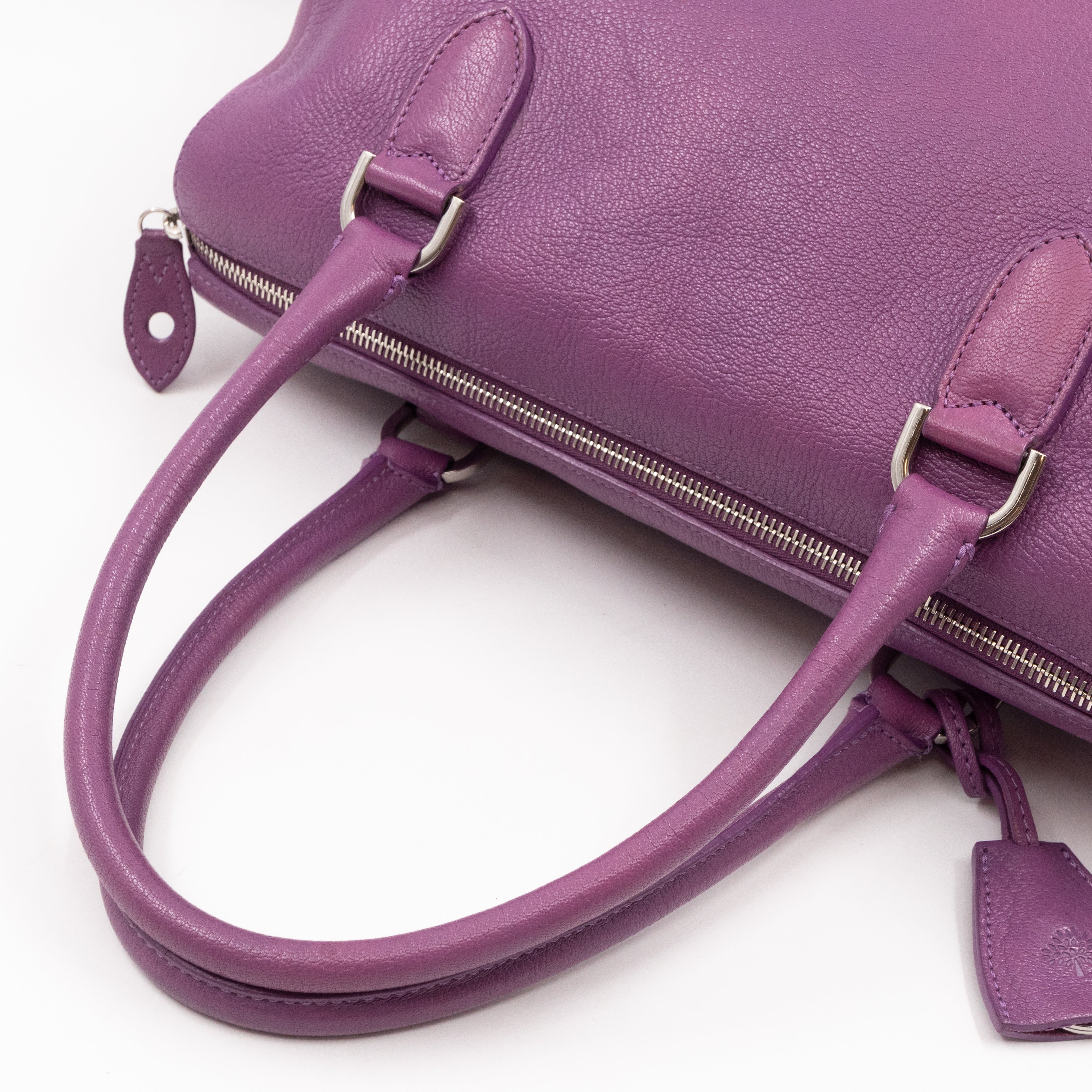 Del Rey Bag Purple Leather
