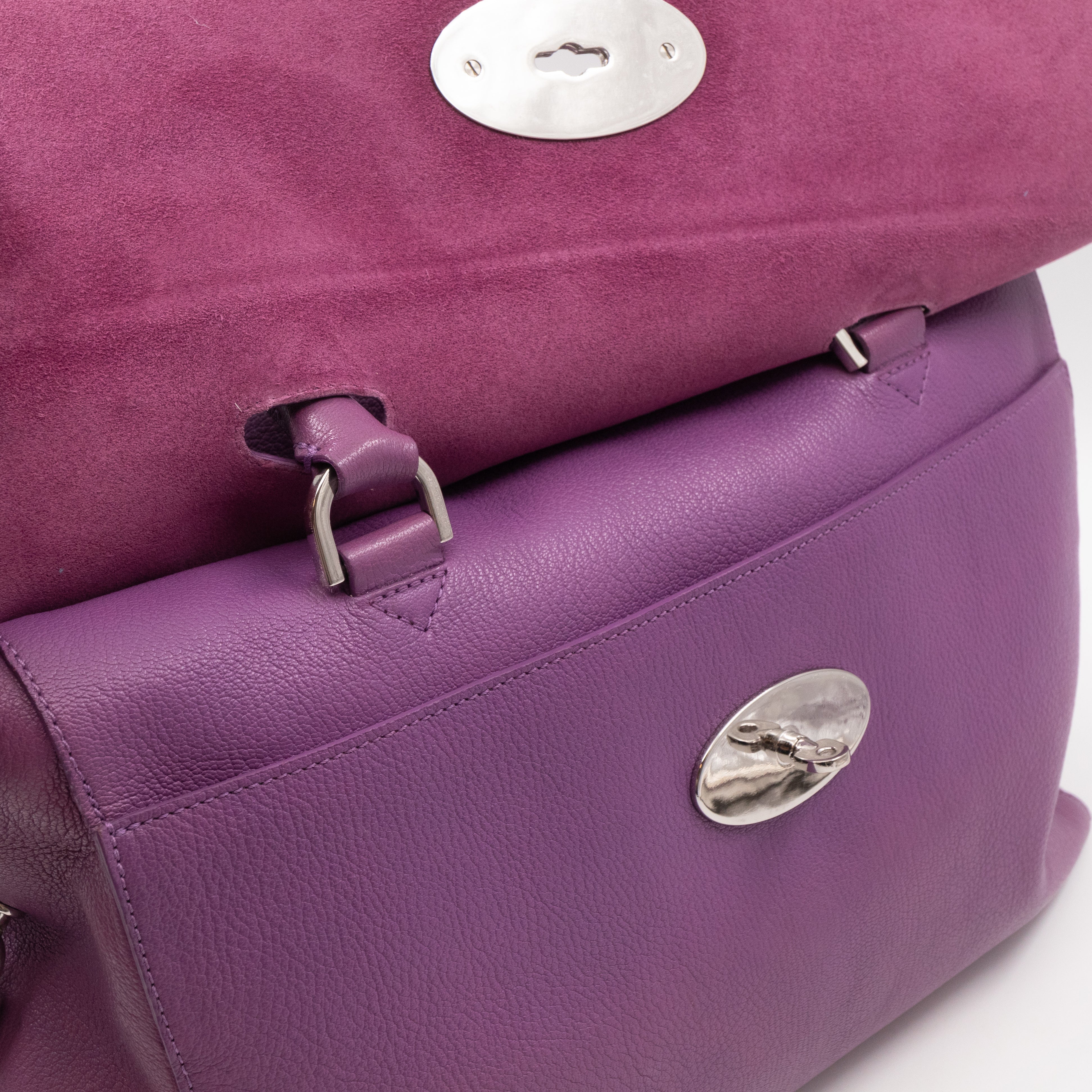 Del Rey Bag Purple Leather