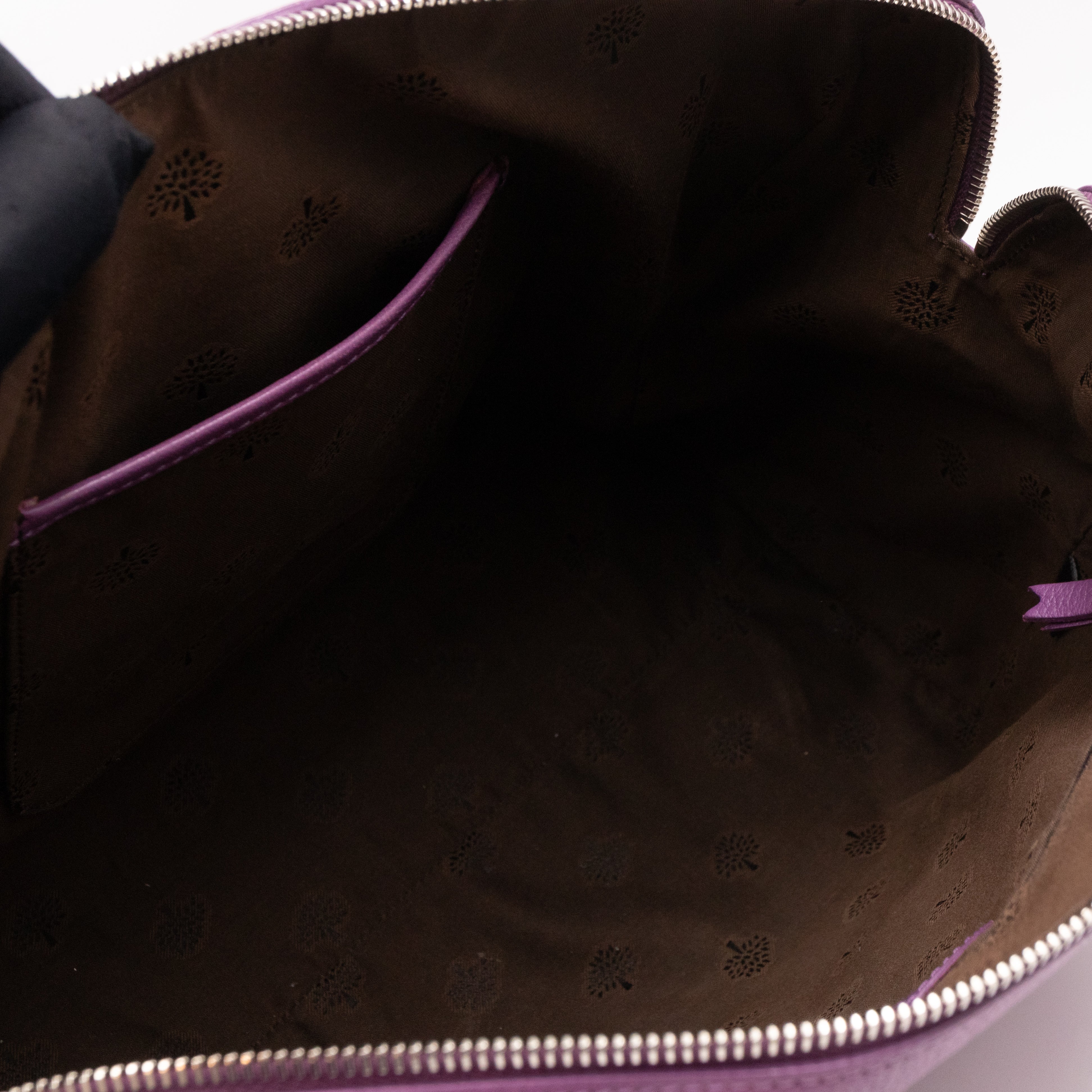 Del Rey Bag Purple Leather