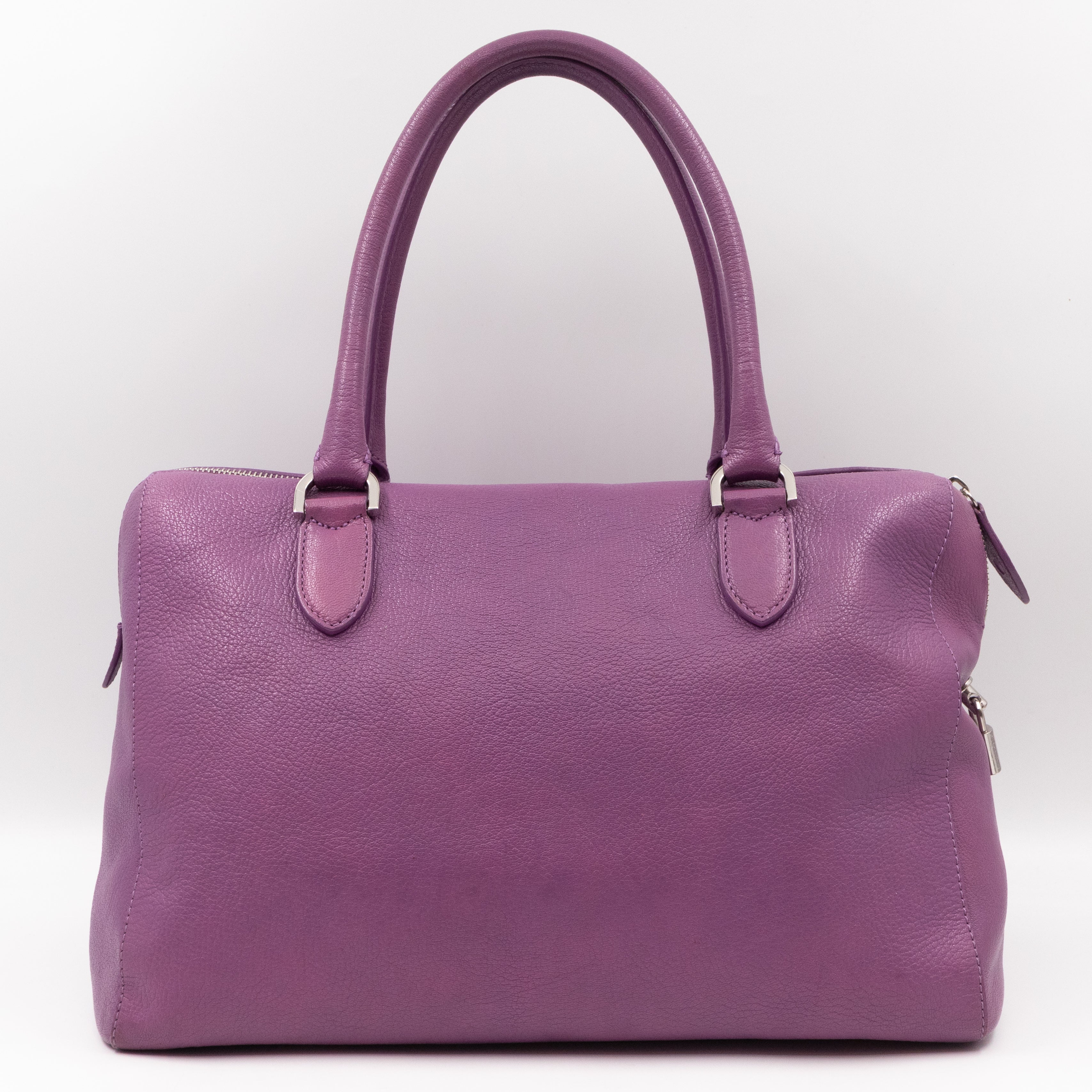 Del Rey Bag Purple Leather