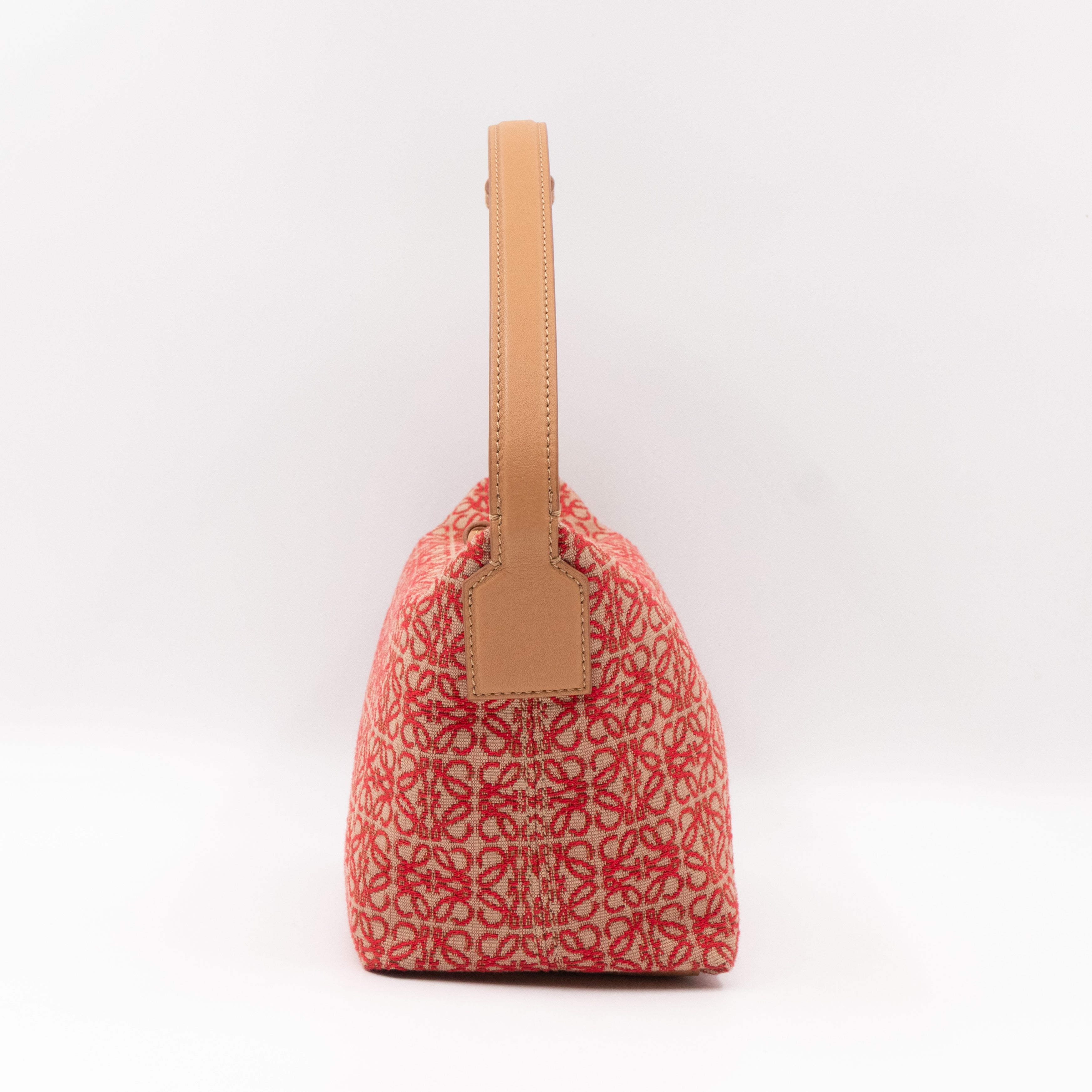 Cubi Small Red Anagram Jacquard