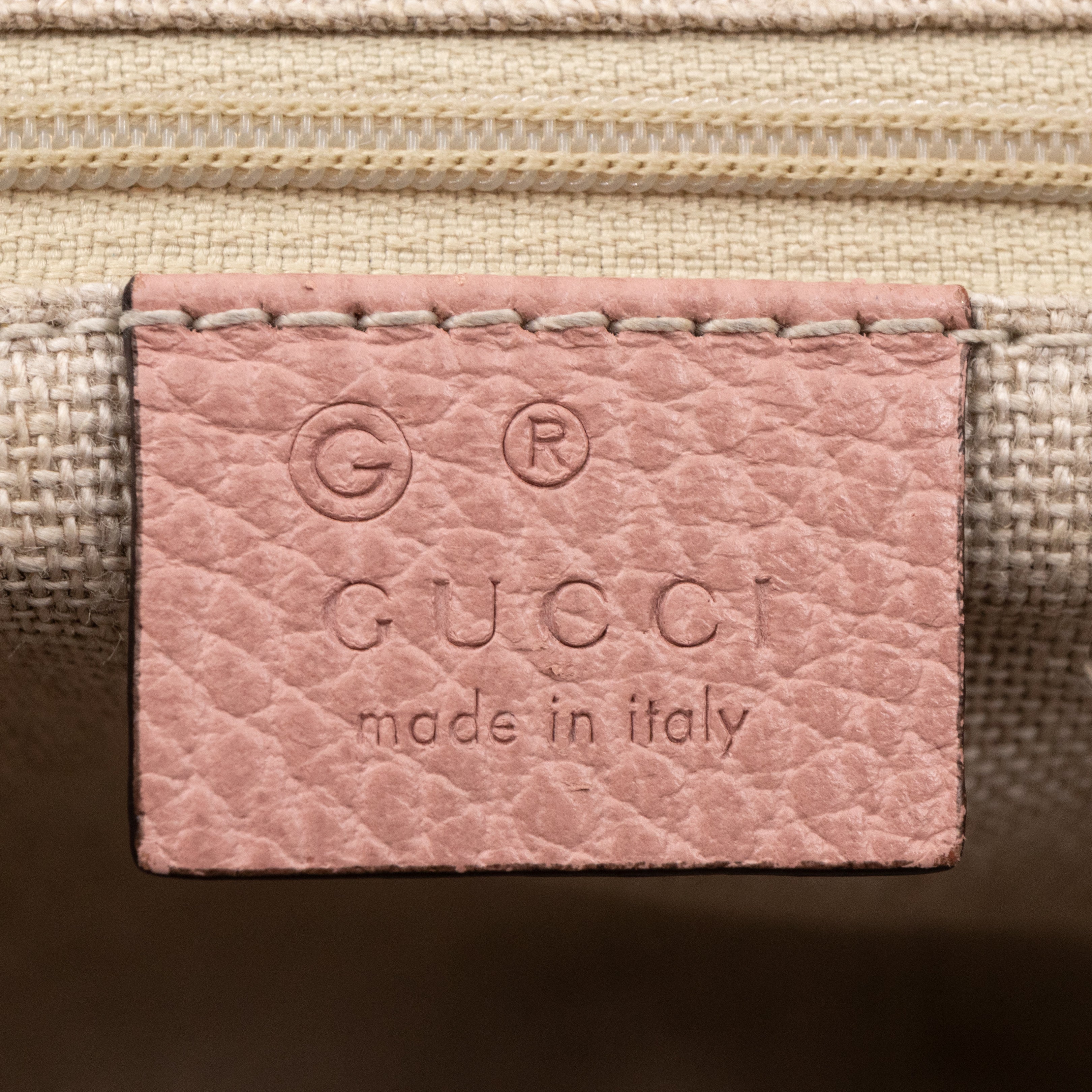 Dome Bag GG Charm Pink Leather