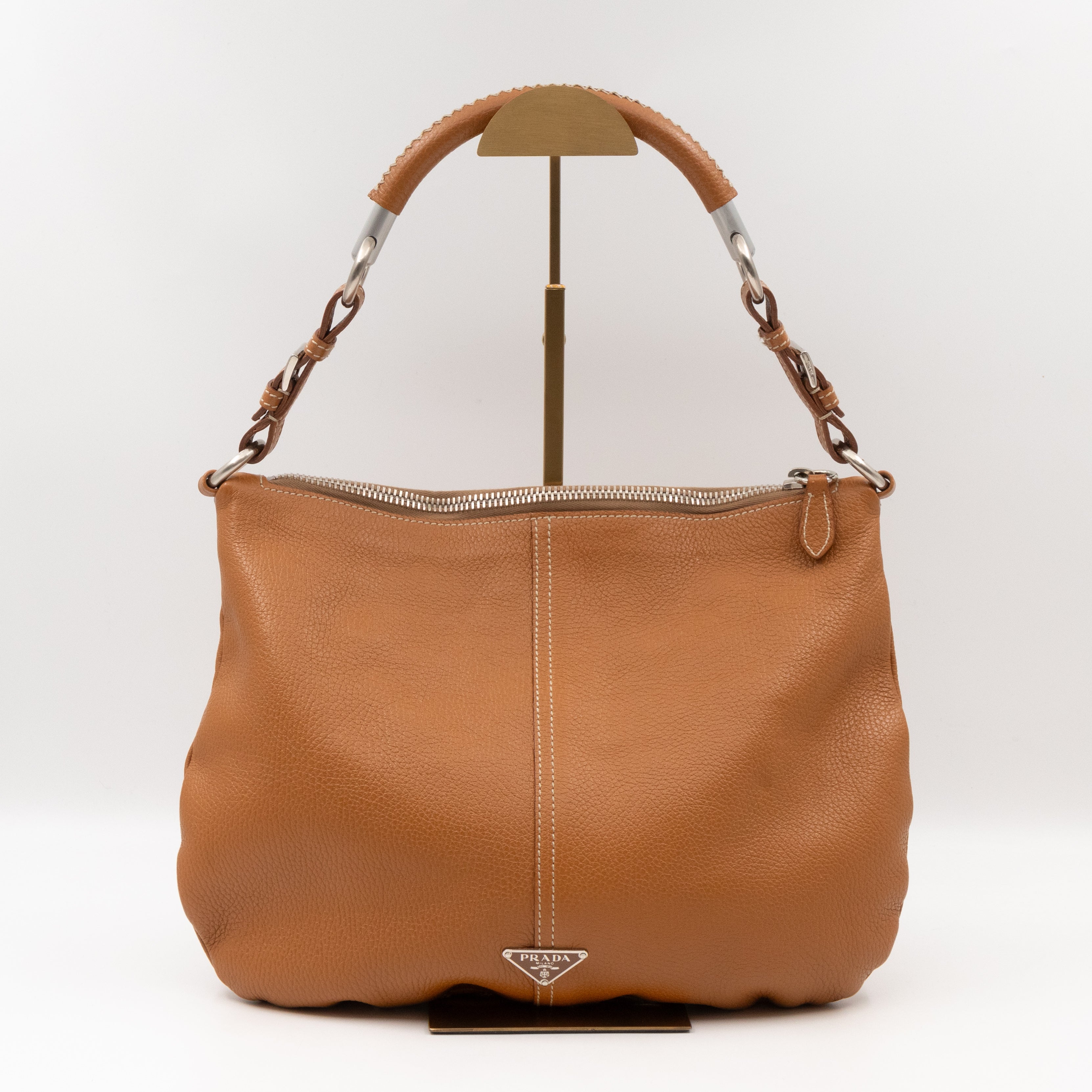 Shoulder Bag Brown Leather