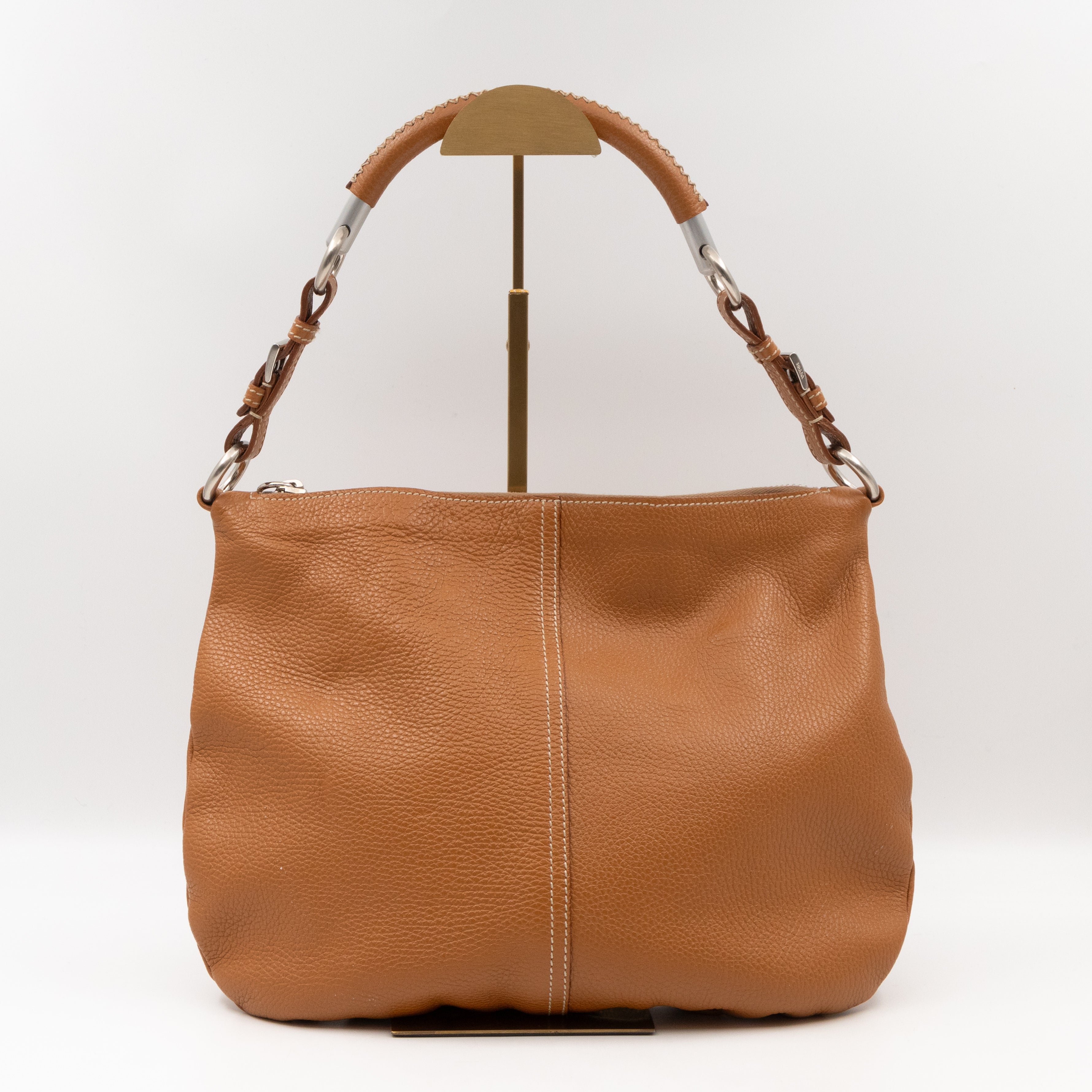 Shoulder Bag Brown Leather