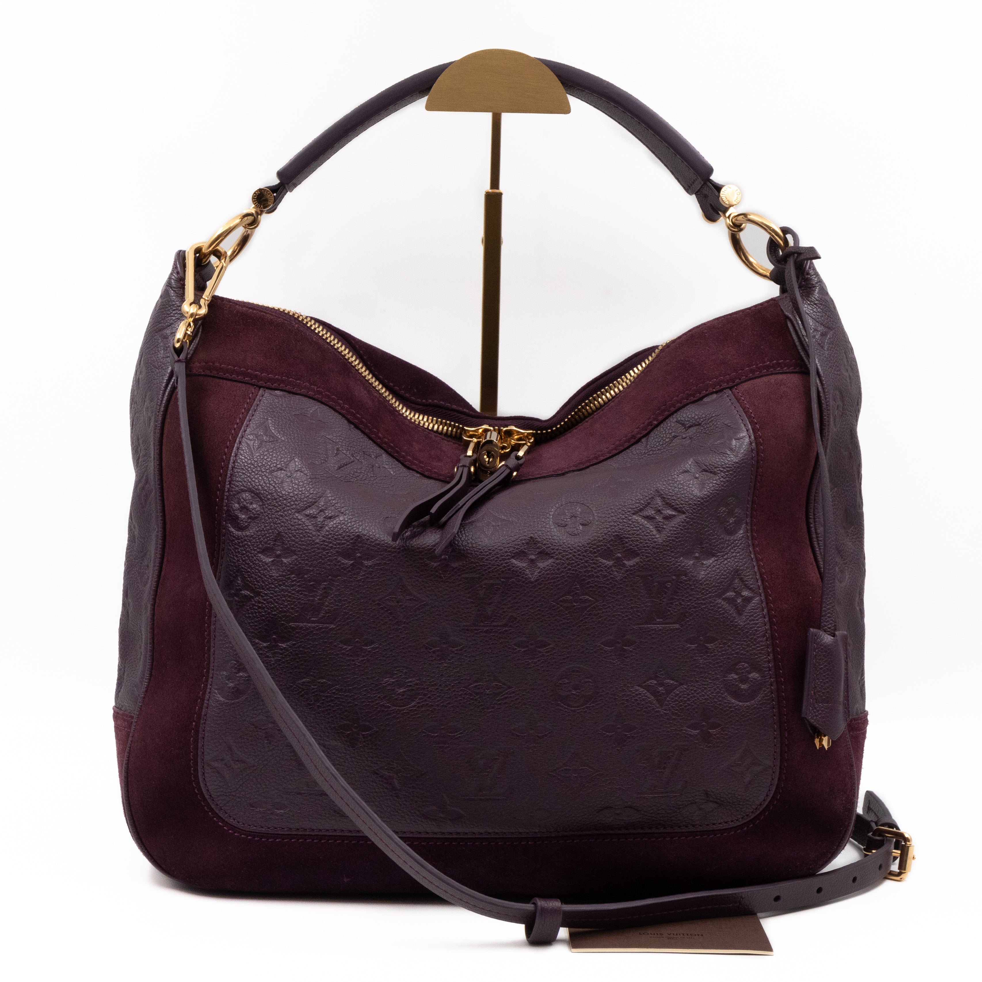 Audacieuse MM Aubergine Monogram Empreinte