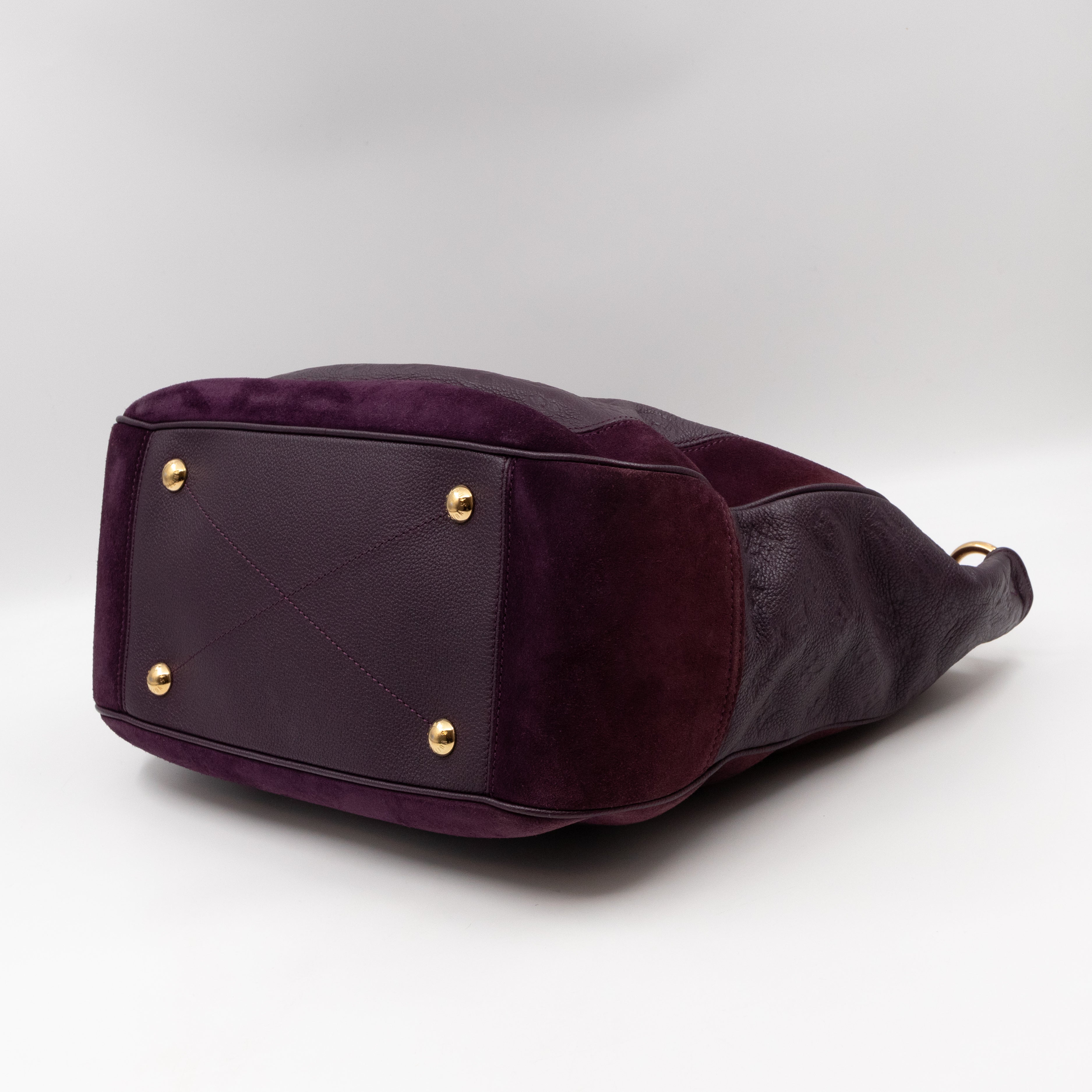 Audacieuse MM Aubergine Monogram Empreinte