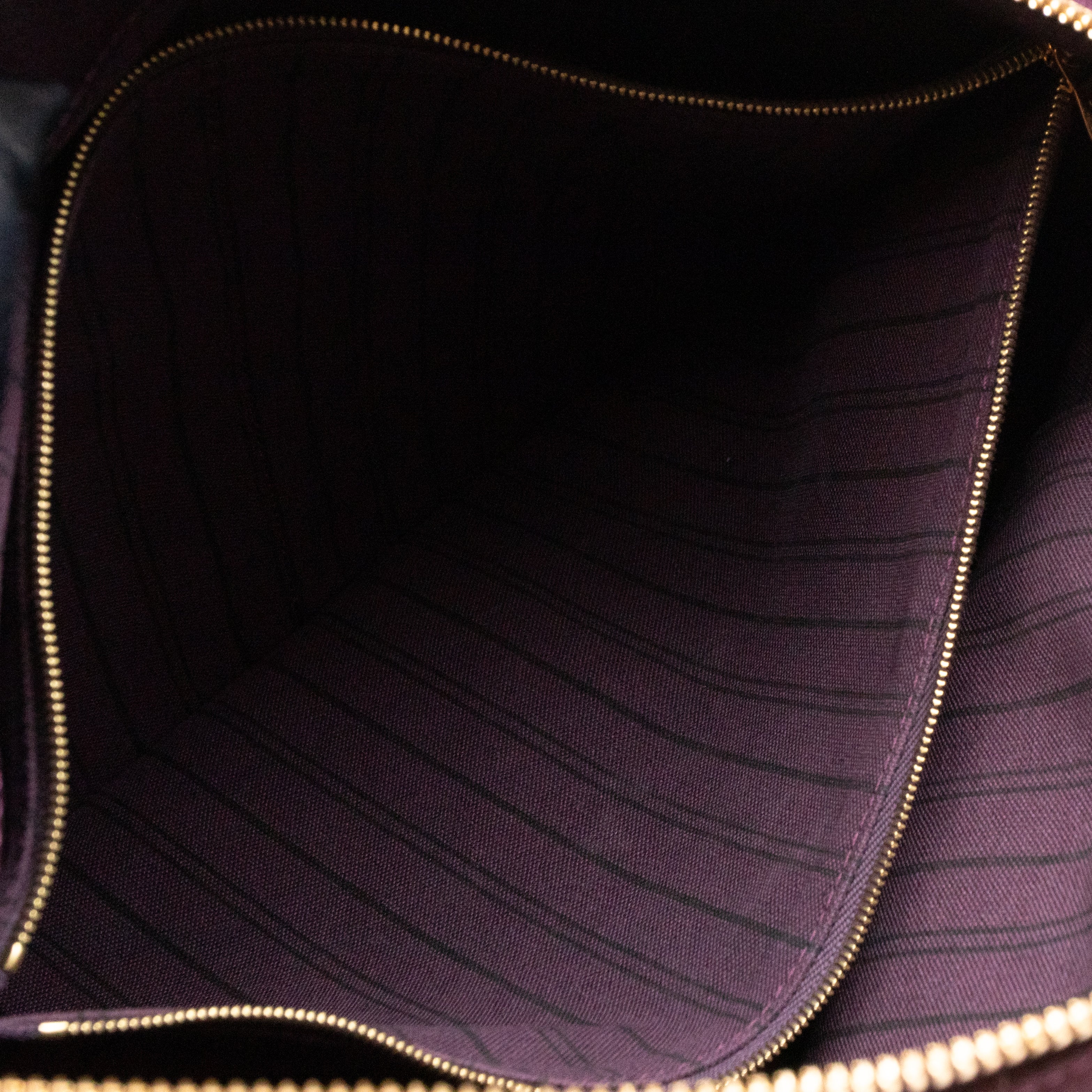 Audacieuse MM Aubergine Monogram Empreinte