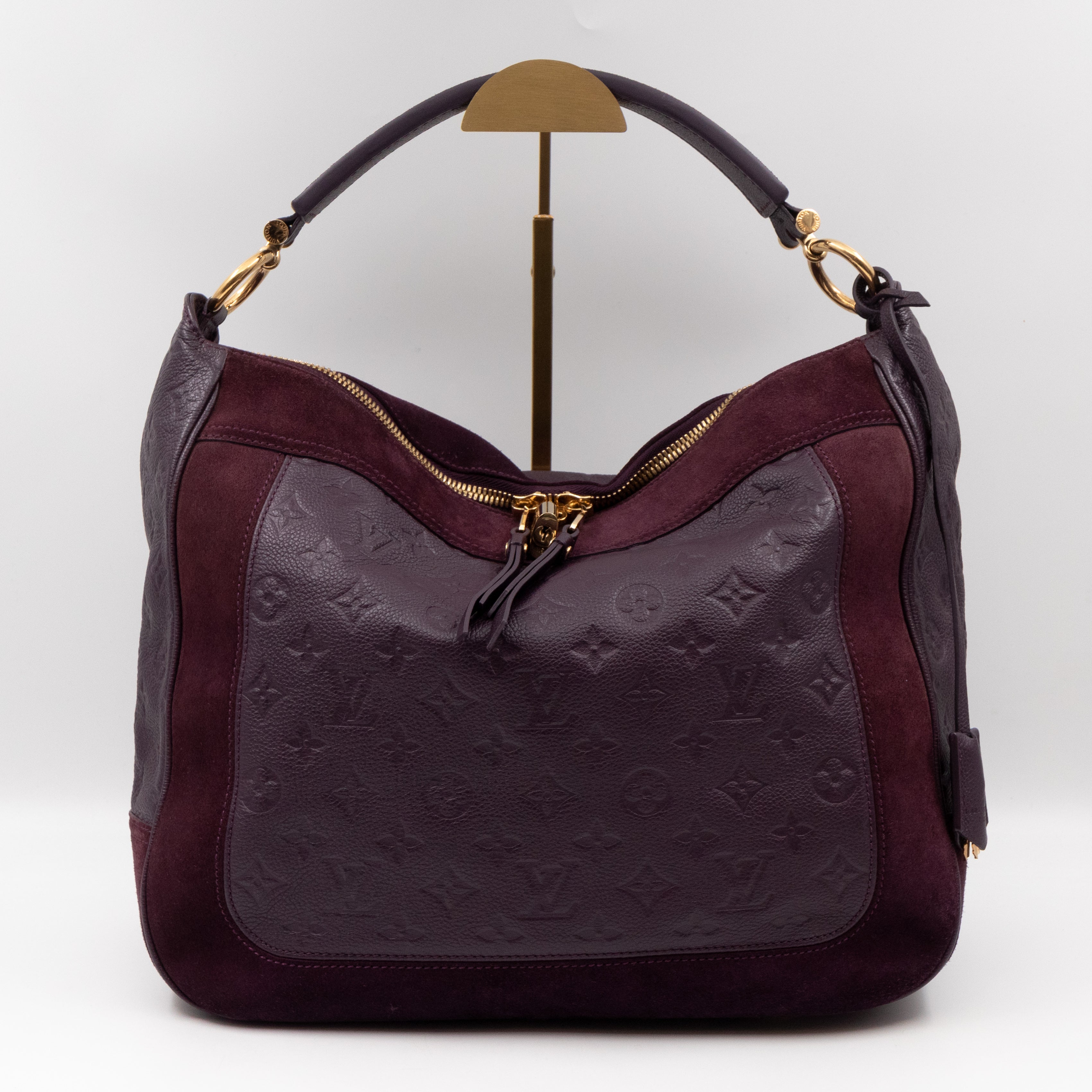 Audacieuse MM Aubergine Monogram Empreinte