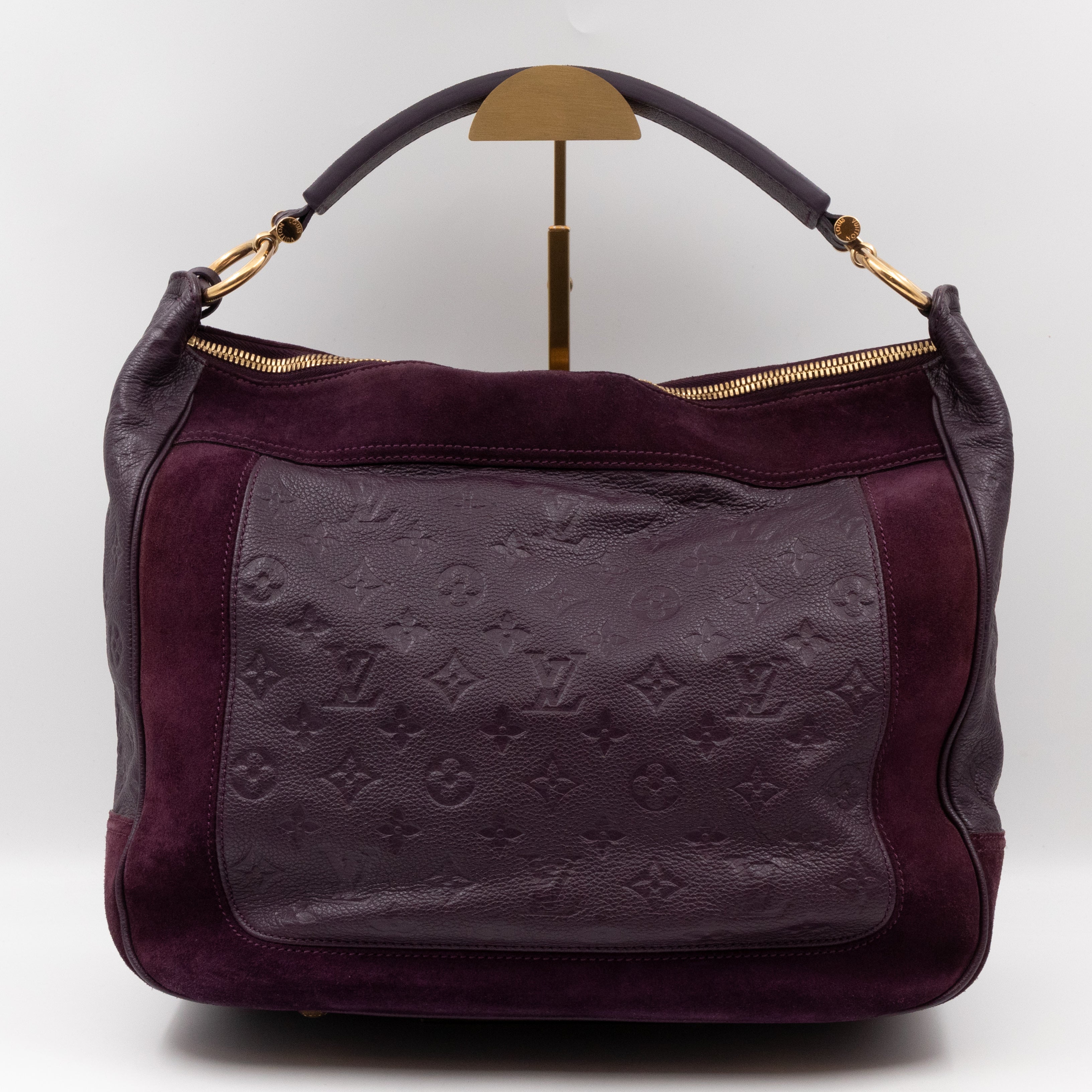 Audacieuse MM Aubergine Monogram Empreinte