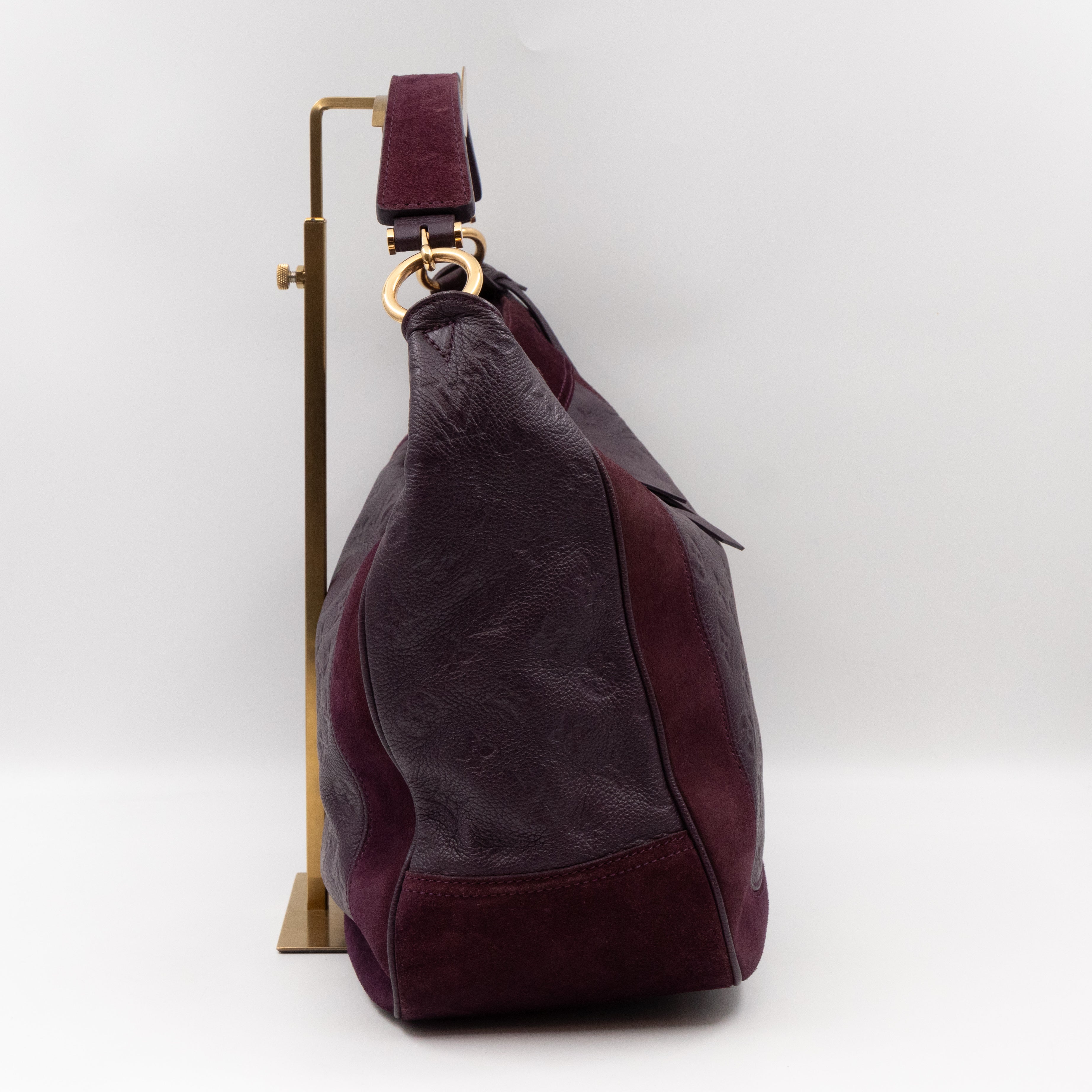 Audacieuse MM Aubergine Monogram Empreinte