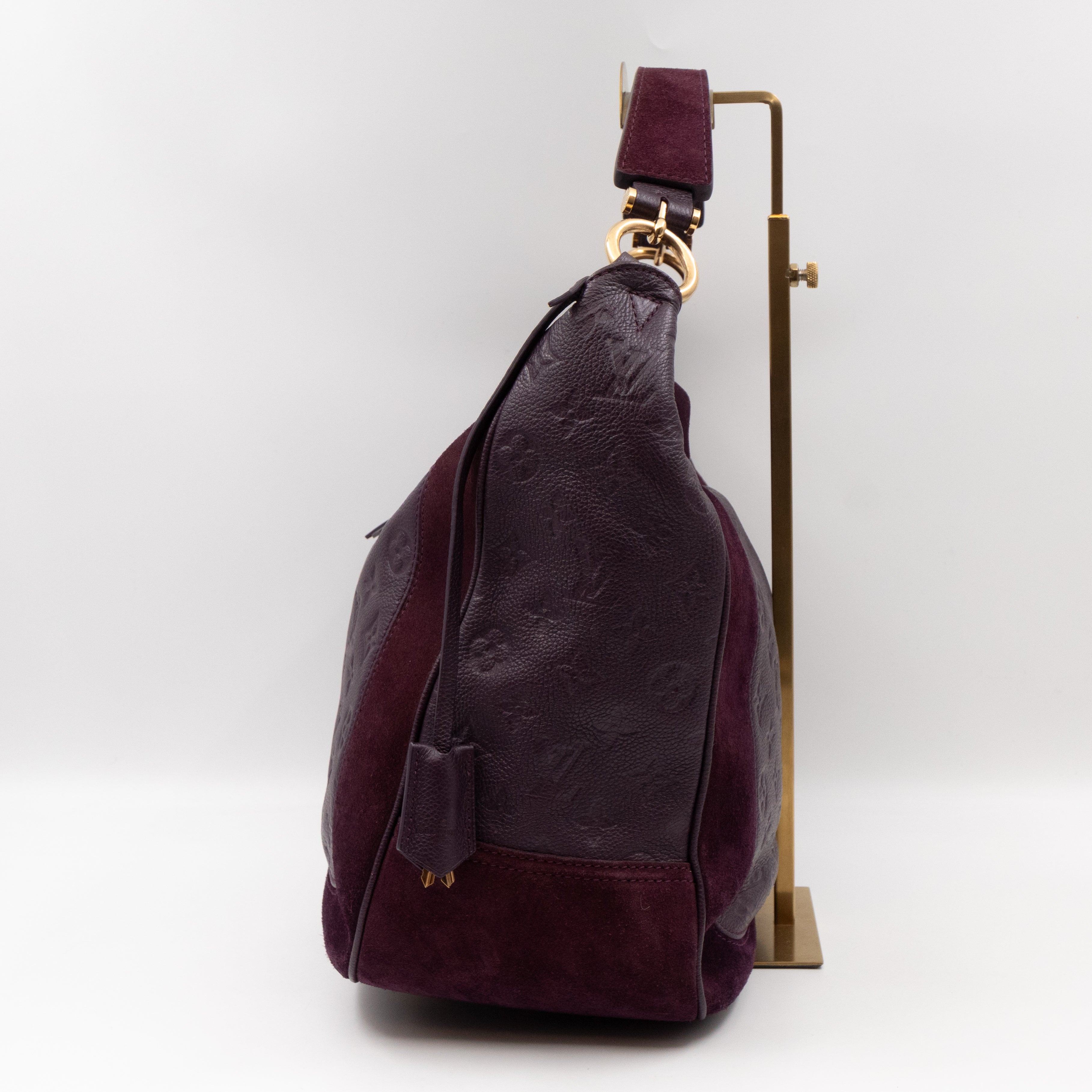 Audacieuse MM Aubergine Monogram Empreinte