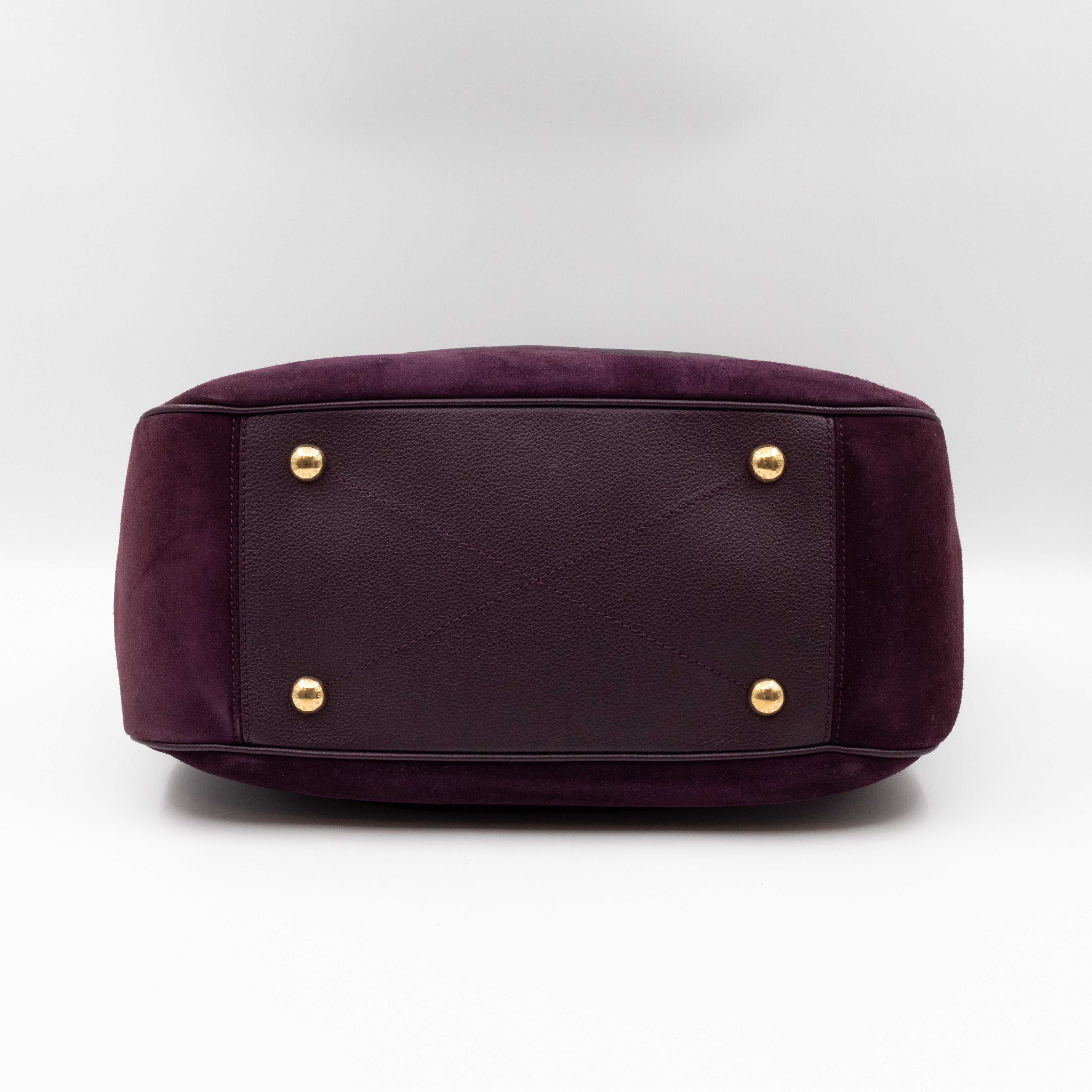 Audacieuse MM Aubergine Monogram Empreinte