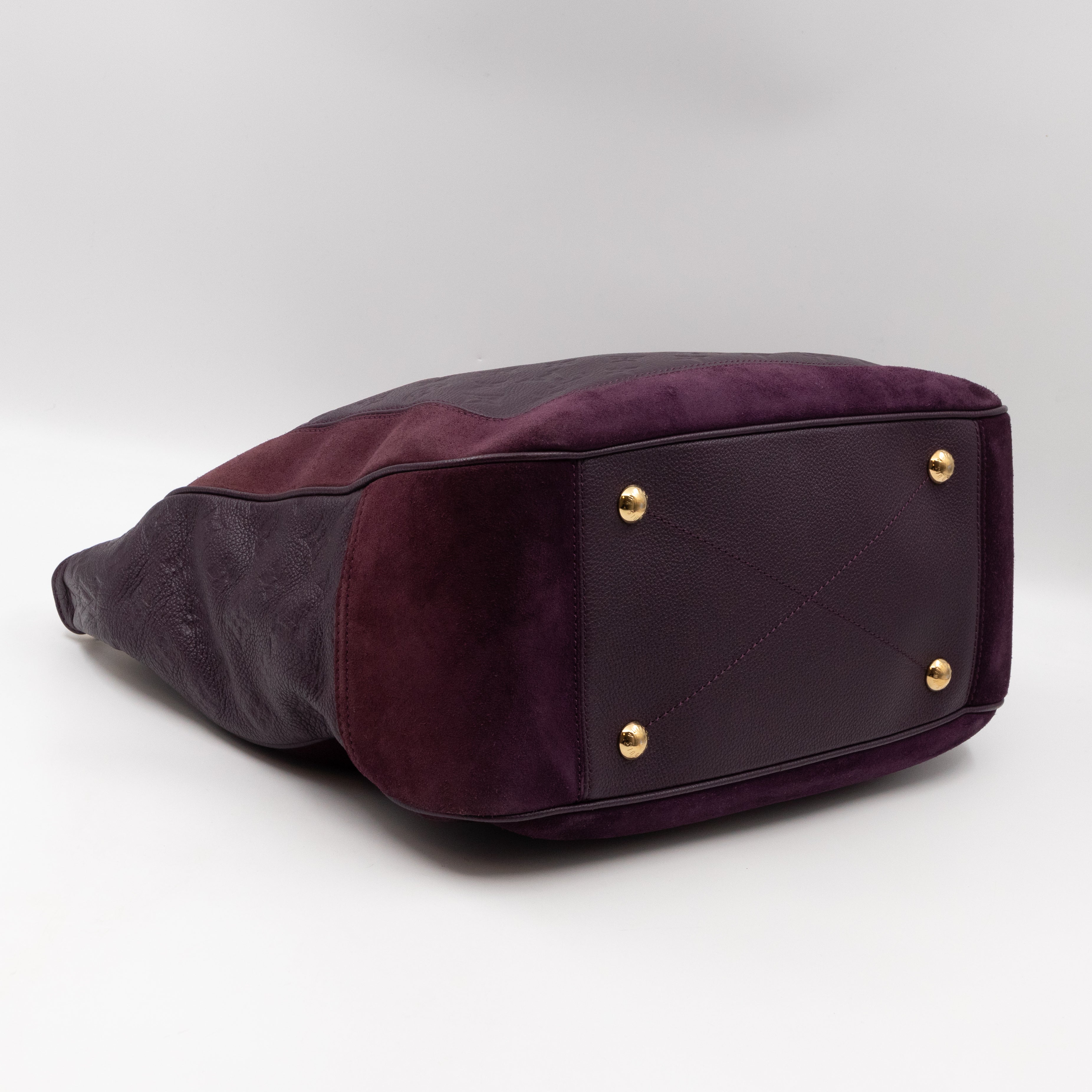 Audacieuse MM Aubergine Monogram Empreinte