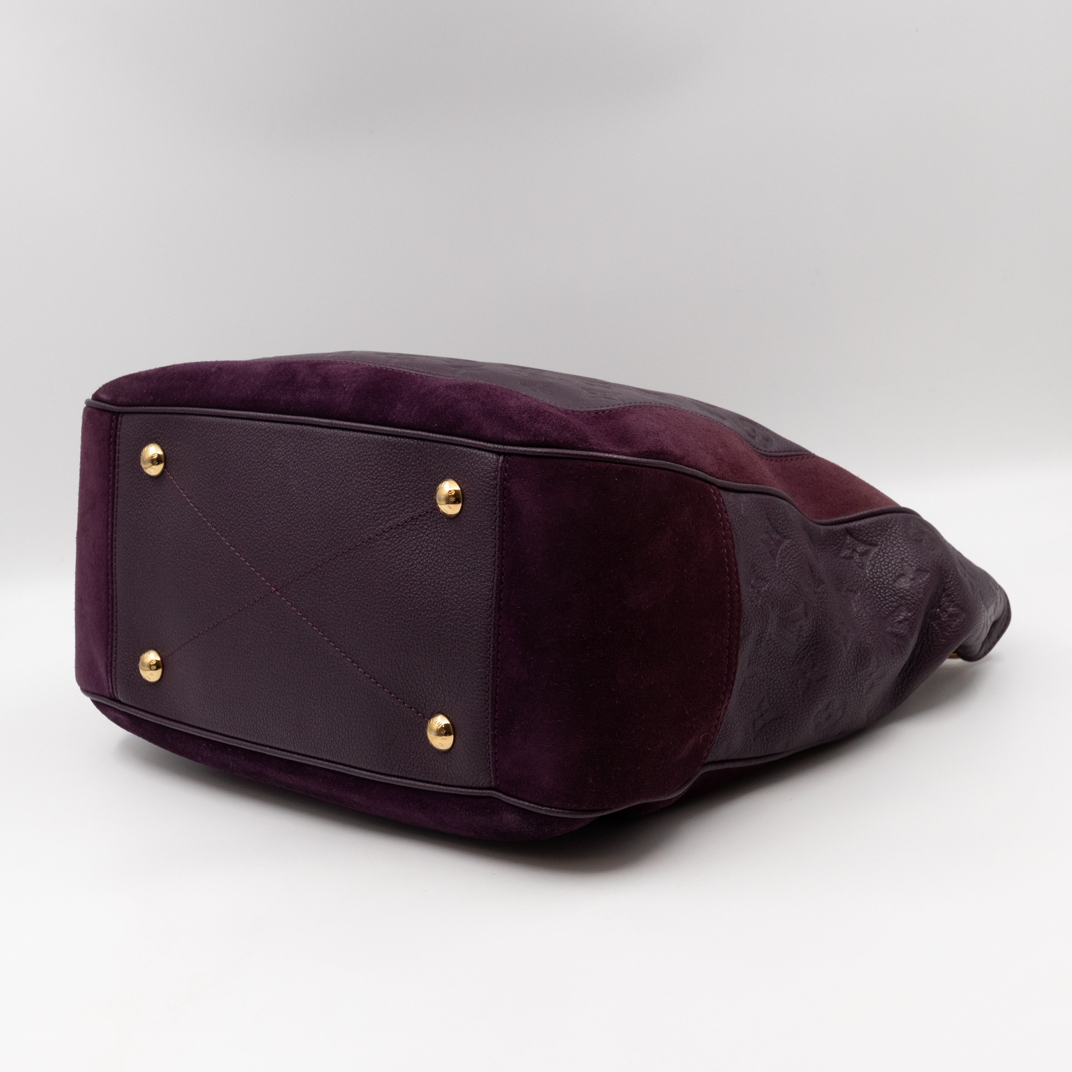Audacieuse MM Aubergine Monogram Empreinte