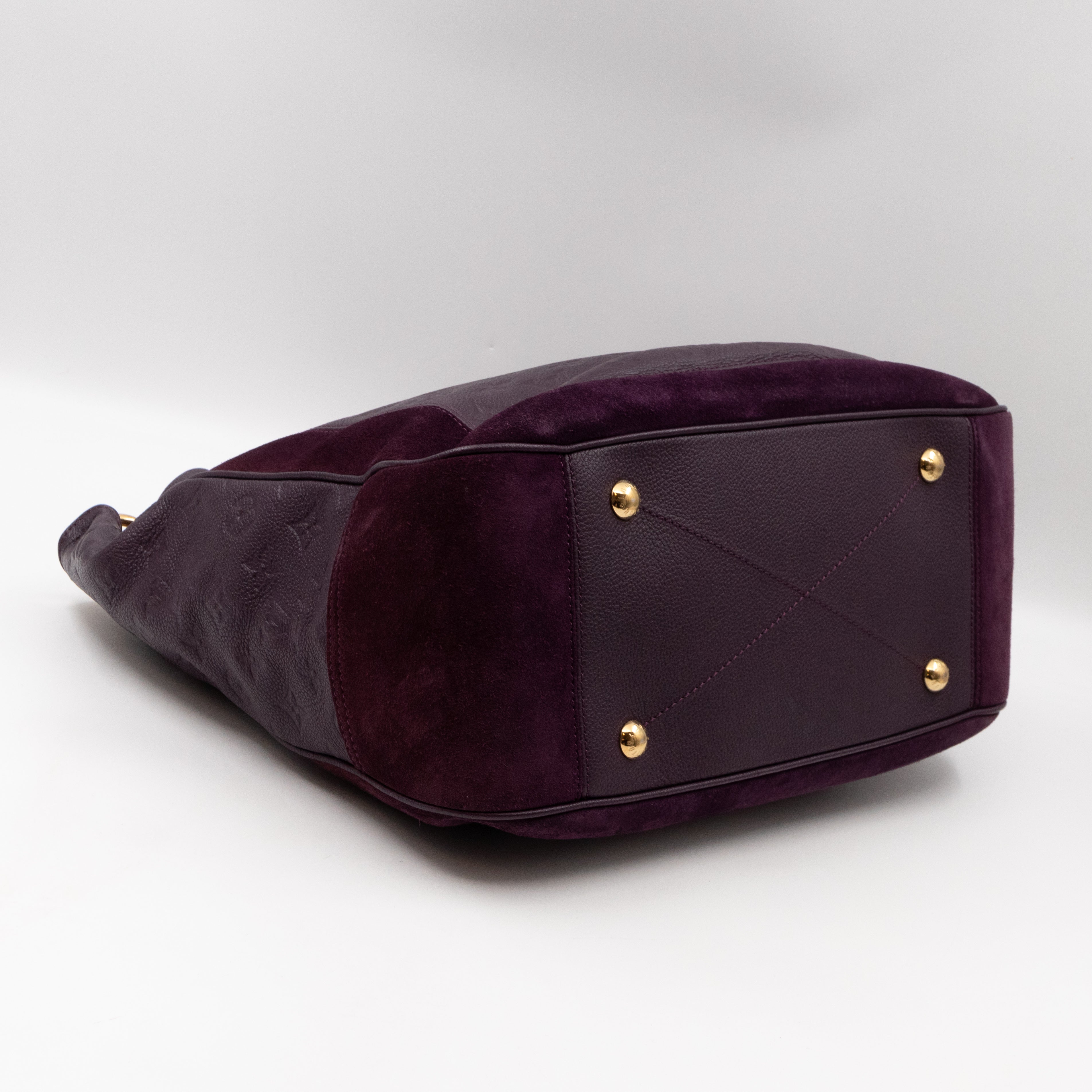 Audacieuse MM Aubergine Monogram Empreinte