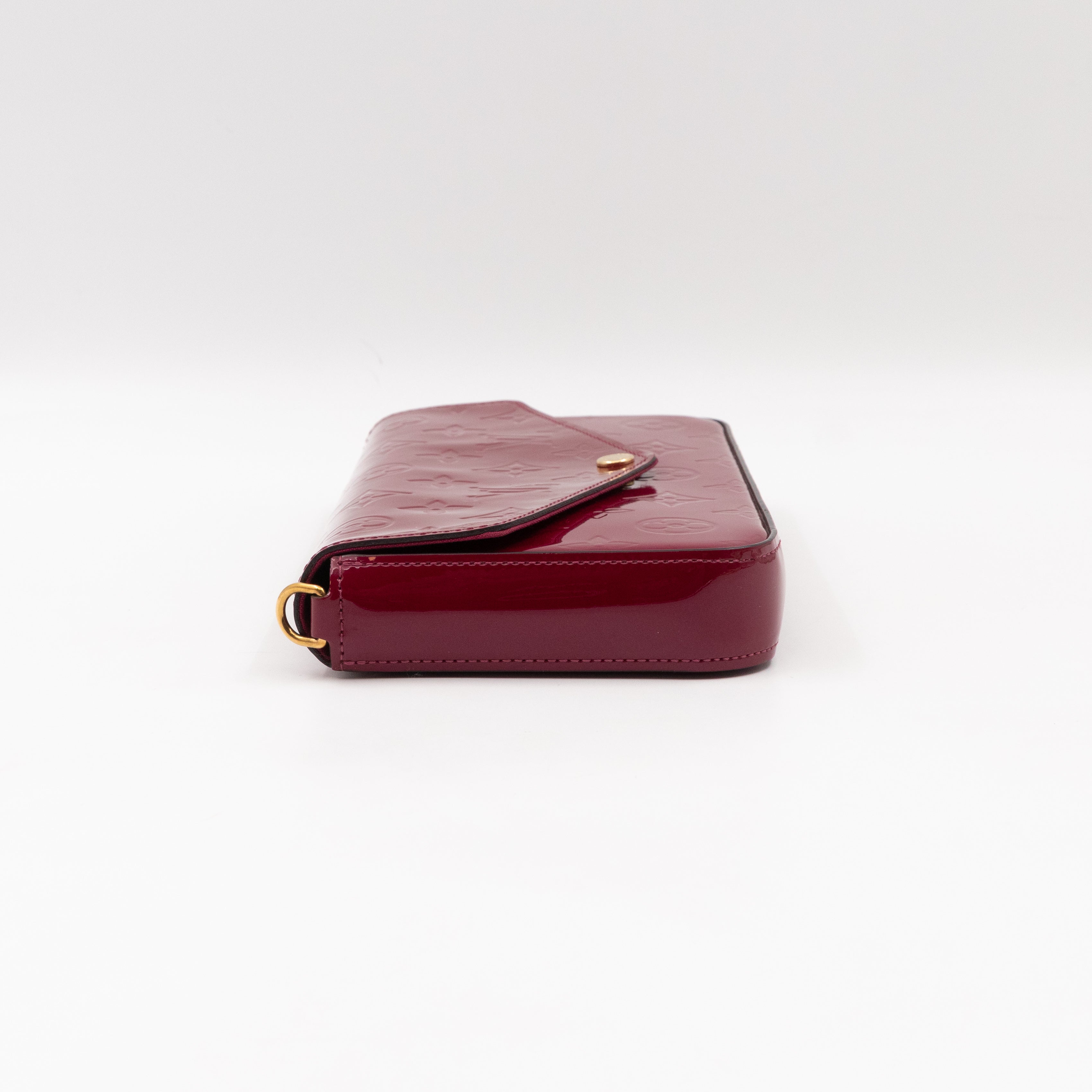 Pochette Felicie Magenta Vernis Leather